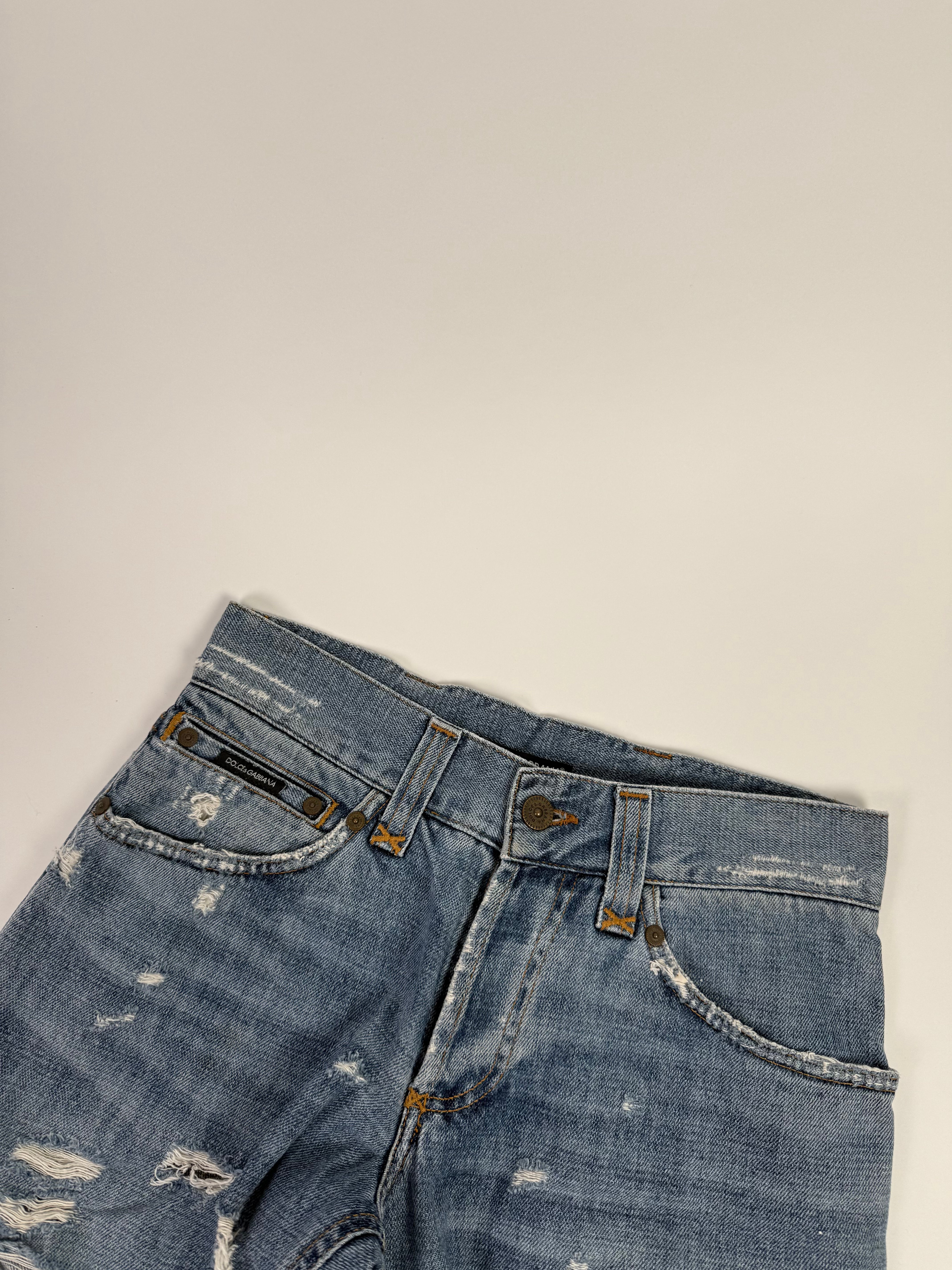 Dolce & Gabbana Ripped Denim