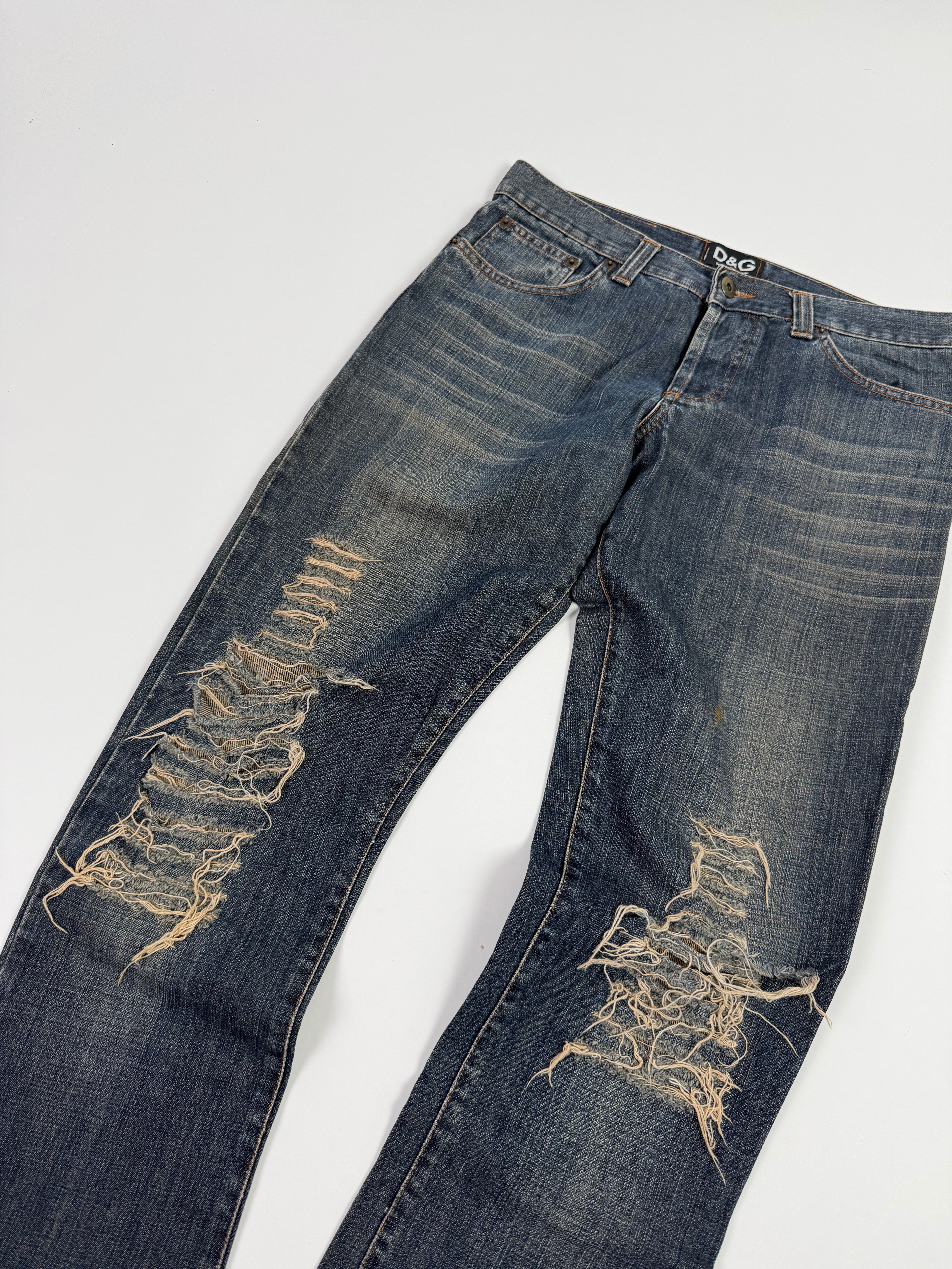 Dolce & Gabbana Ripped Denim