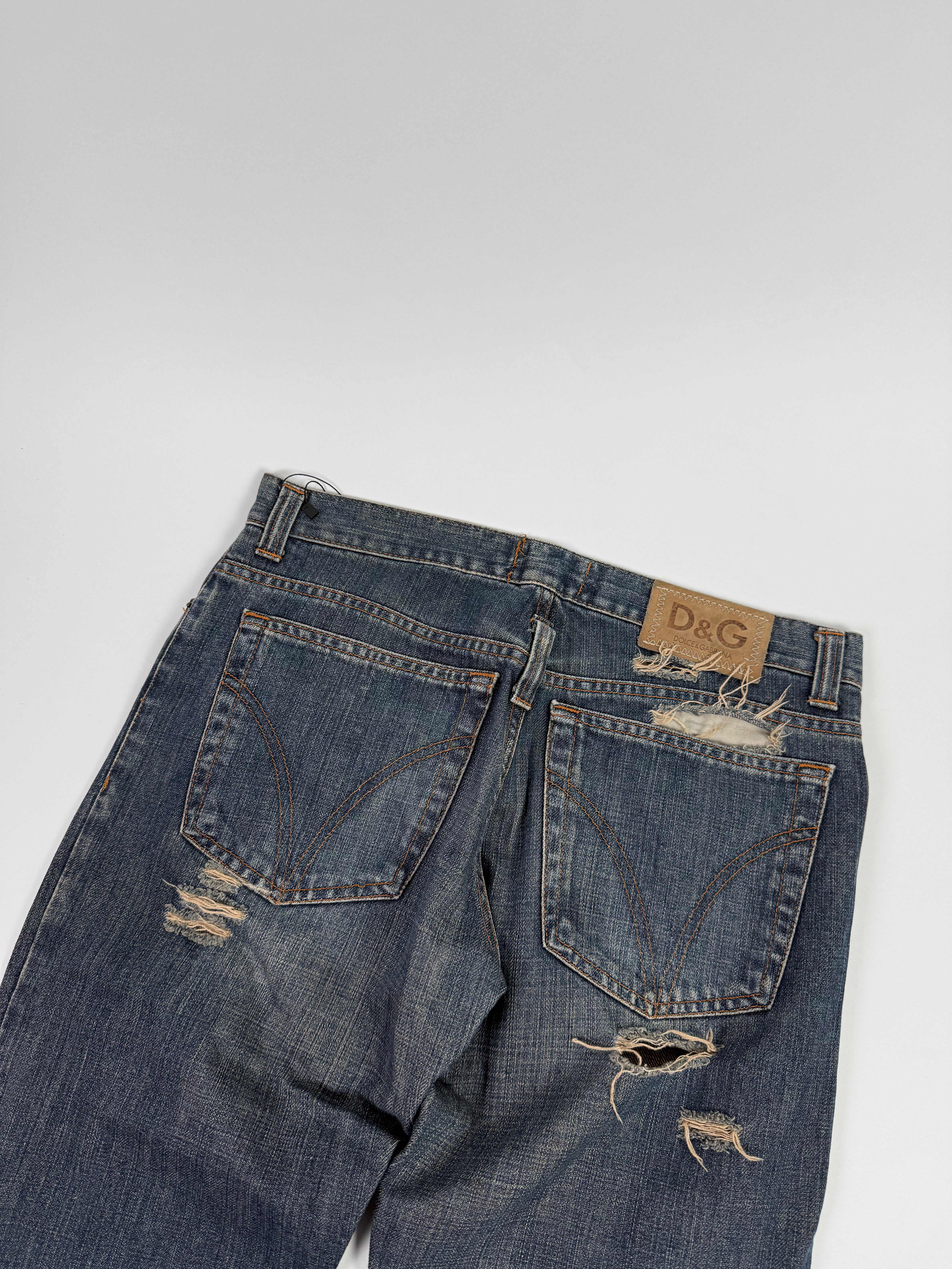 Dolce & Gabbana Ripped Denim
