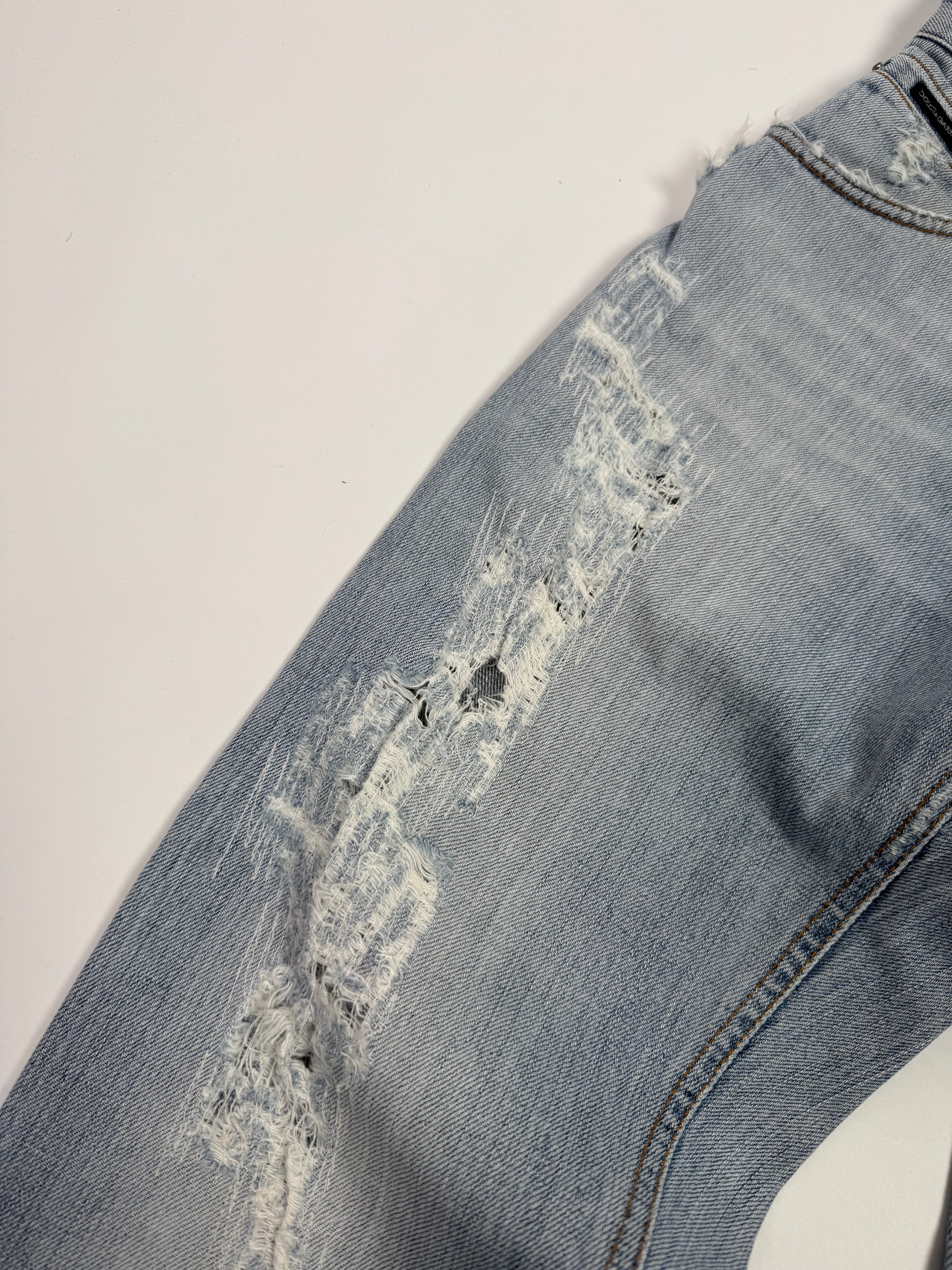 Dolce & Gabbana Ripped Denim