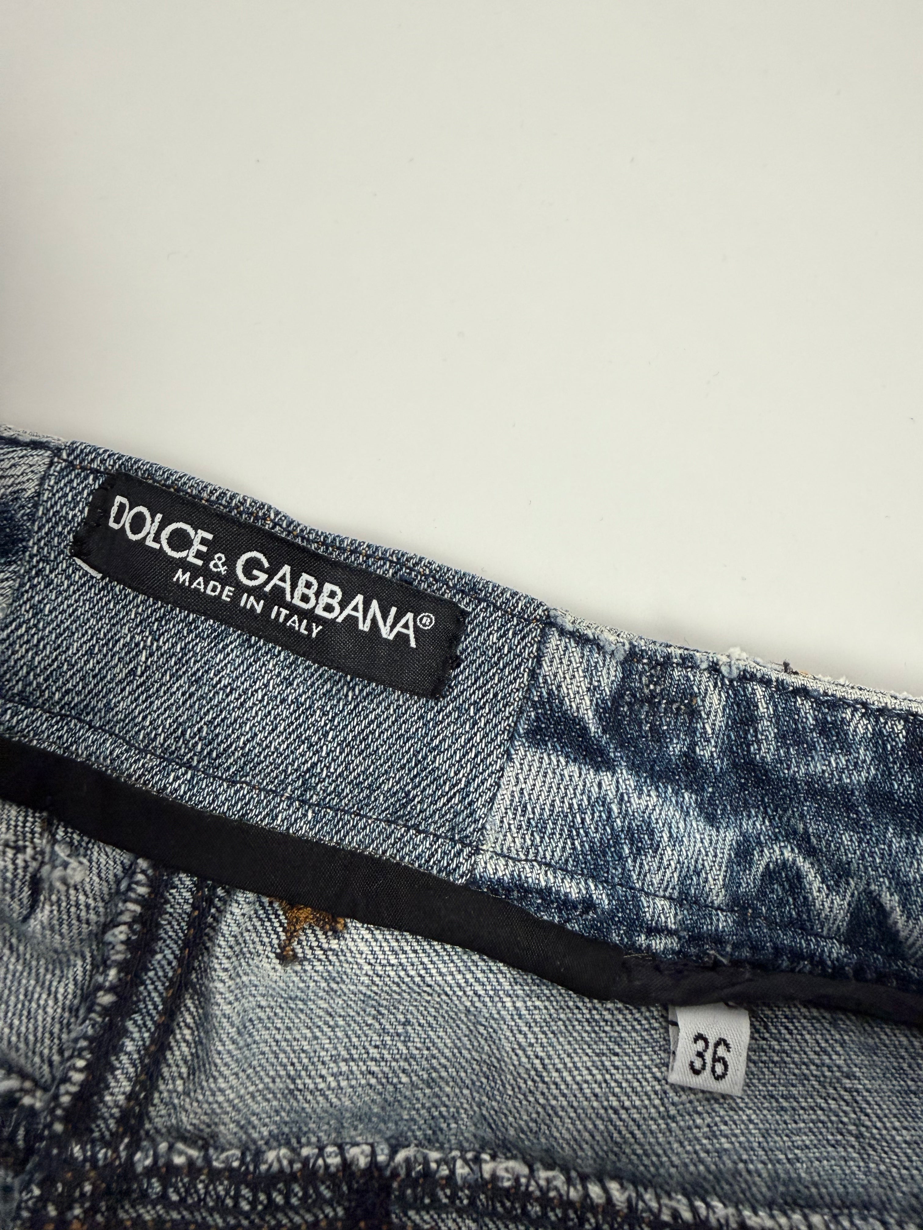 Dolce & Gabbana Ripped Denim