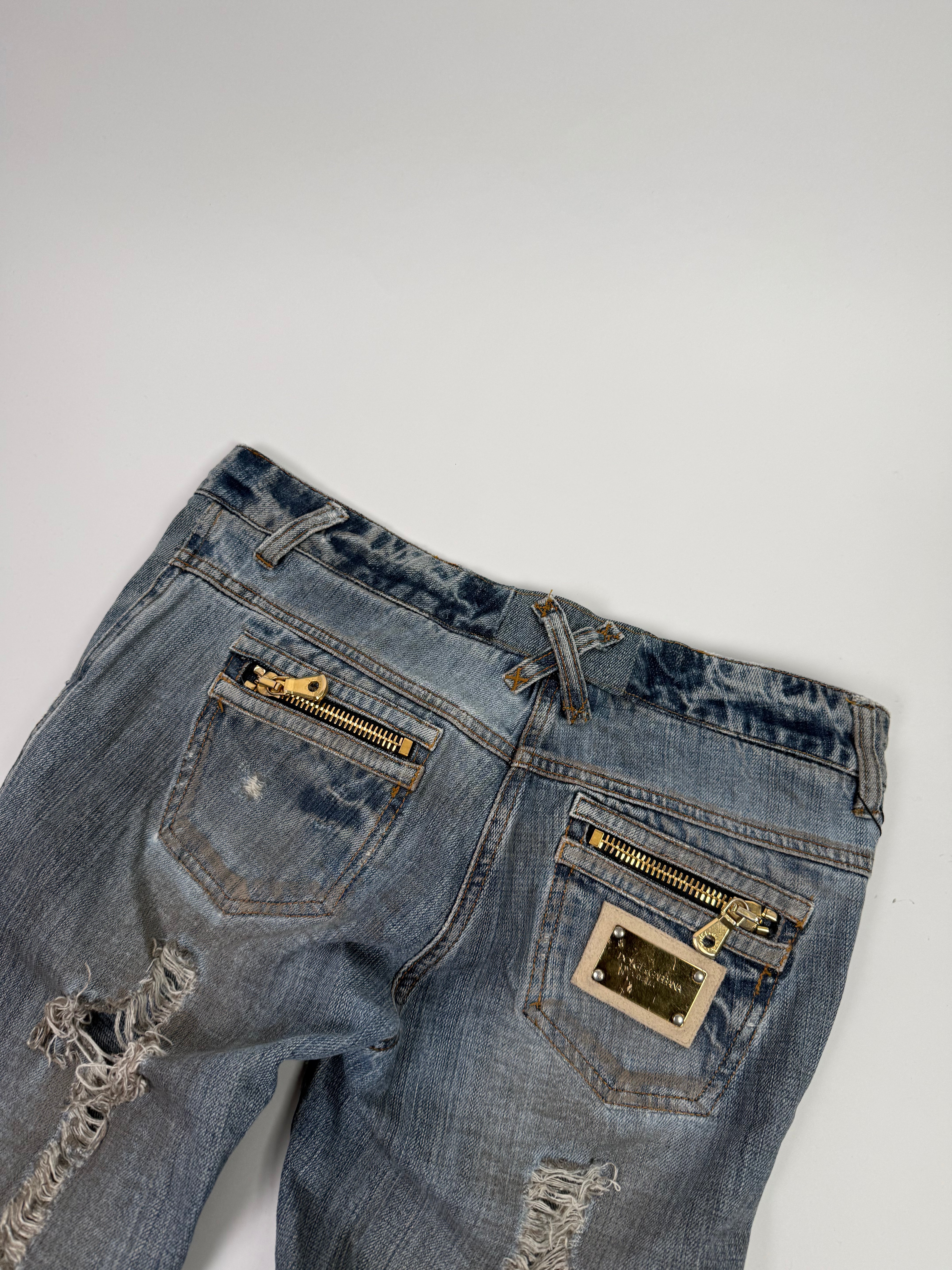 Dolce & Gabbana Ripped Denim