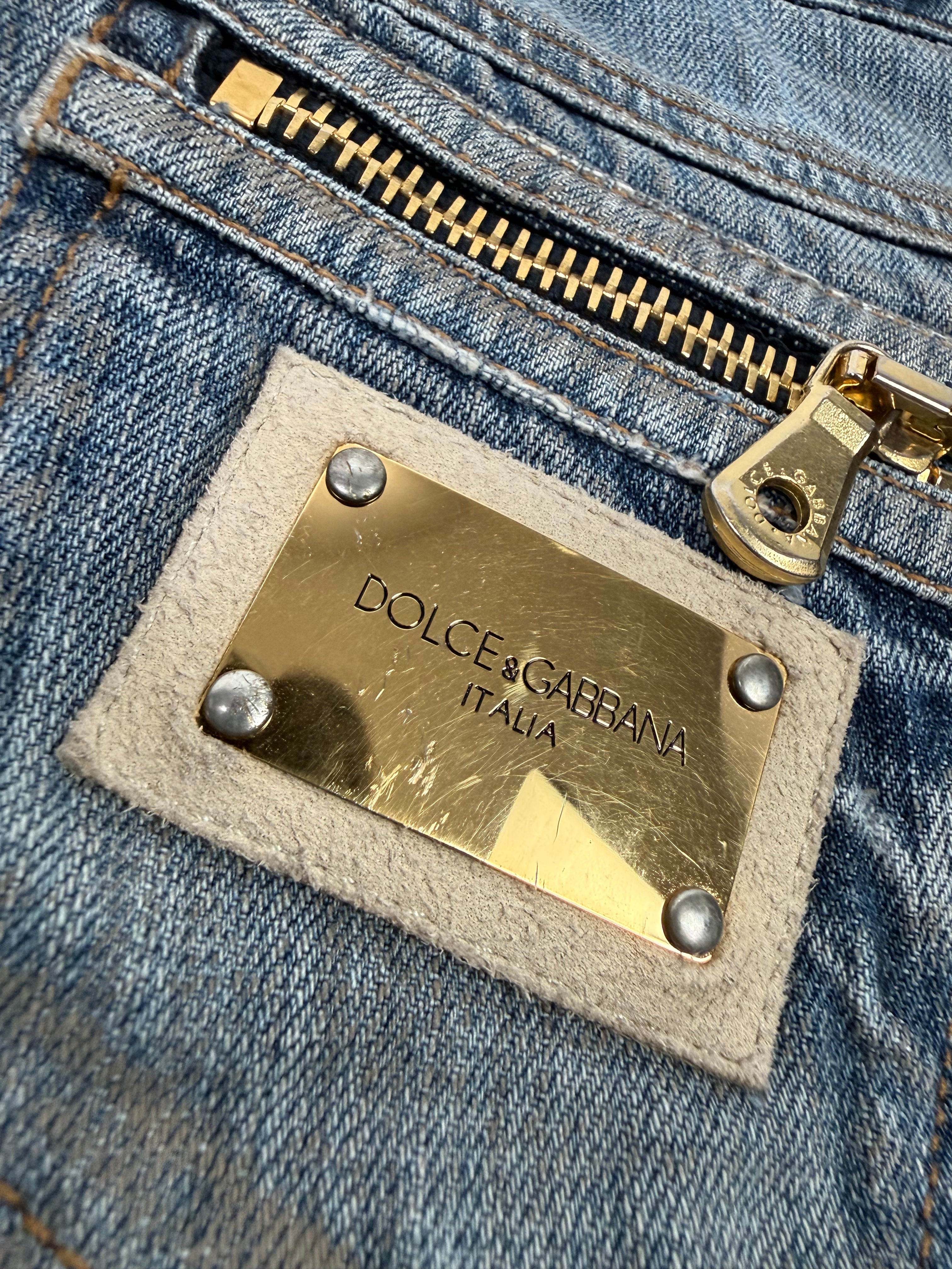 Dolce & Gabbana Ripped Denim