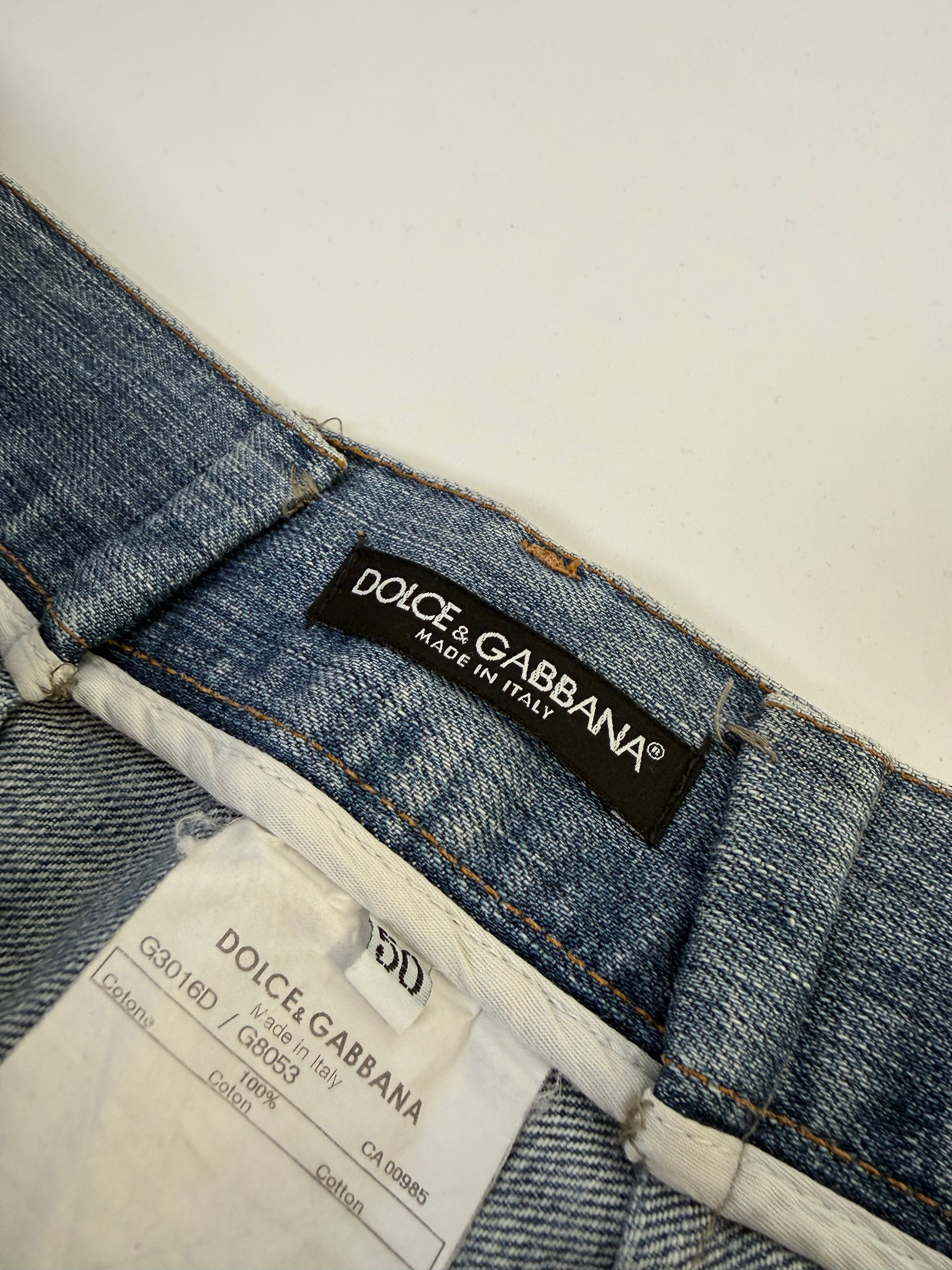 Dolce & Gabbana Painted Denim