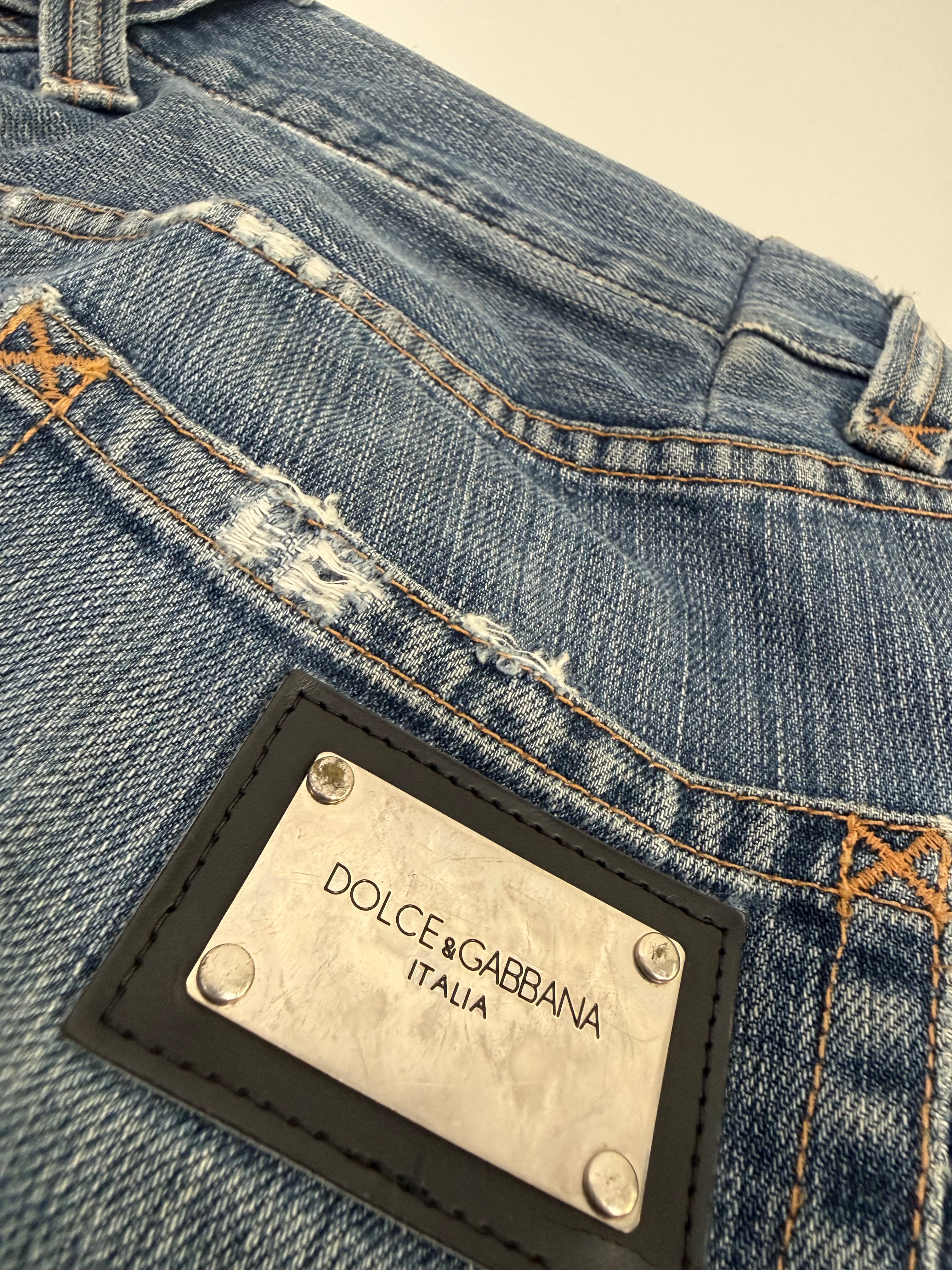 Dolce & Gabbana Ripped Denim