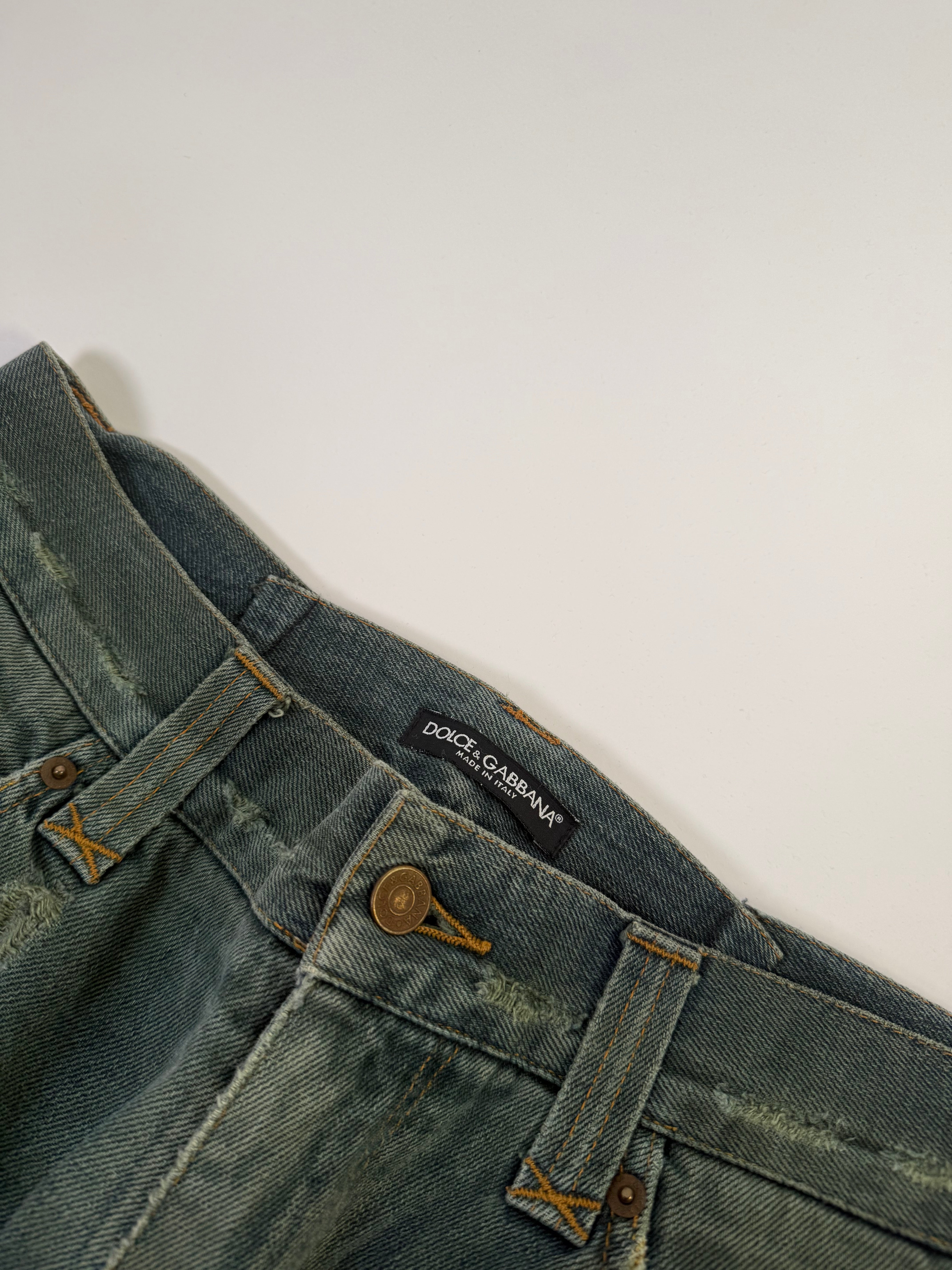 Dolce & Gabbana Green Wash Denim