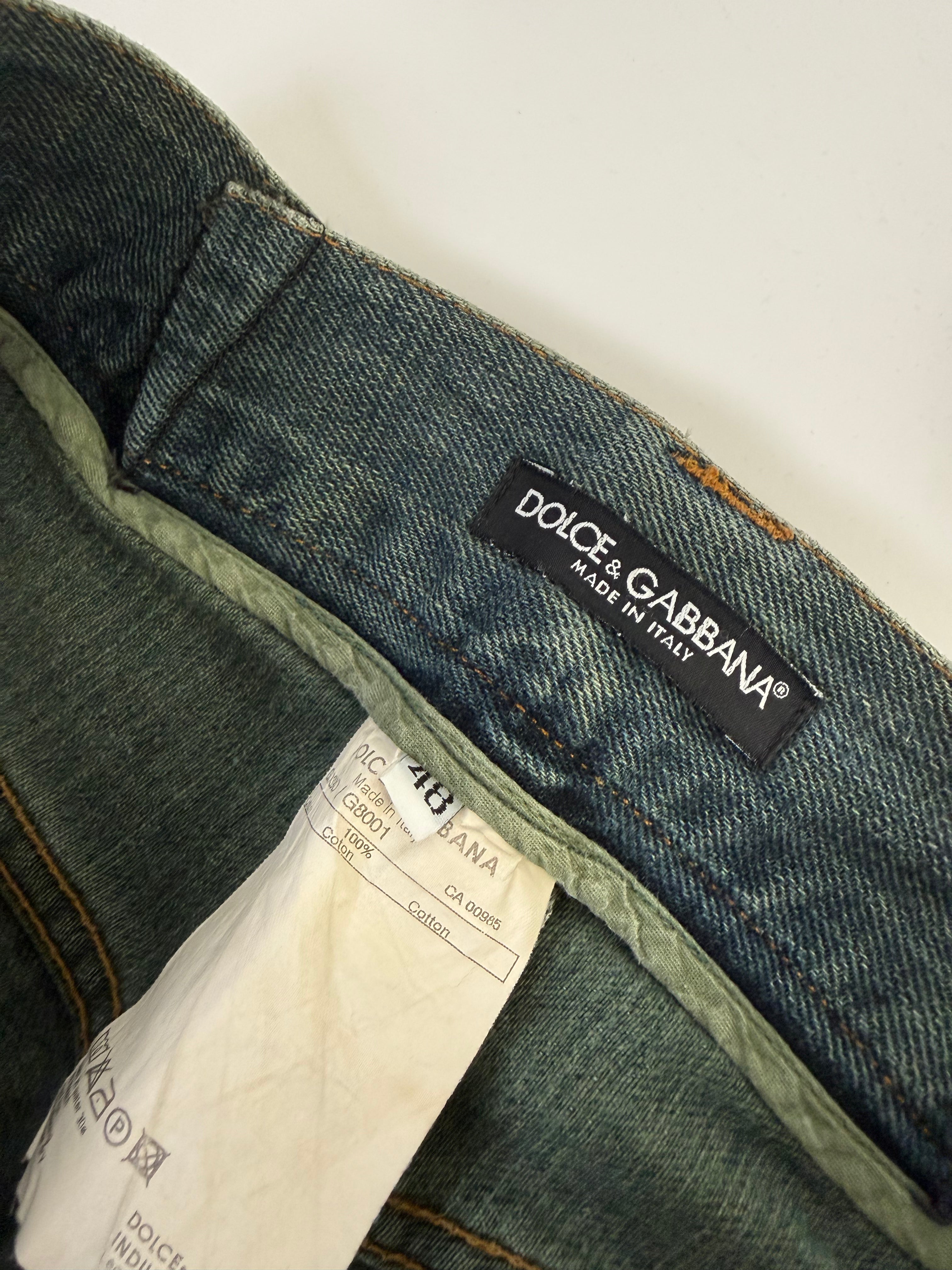 Dolce & Gabbana Green Wash Denim