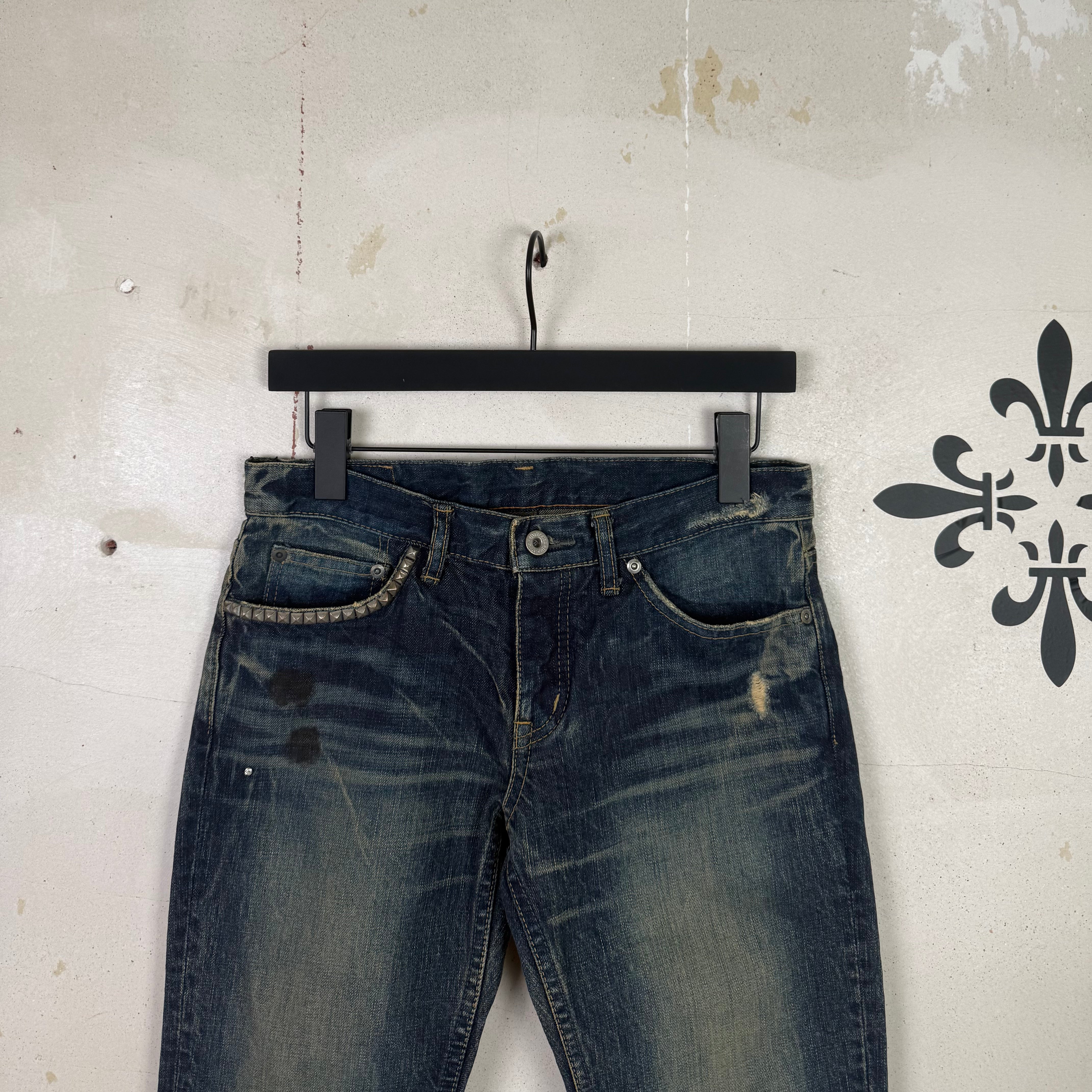 Hysteric Glamour Marble Wash Jeans