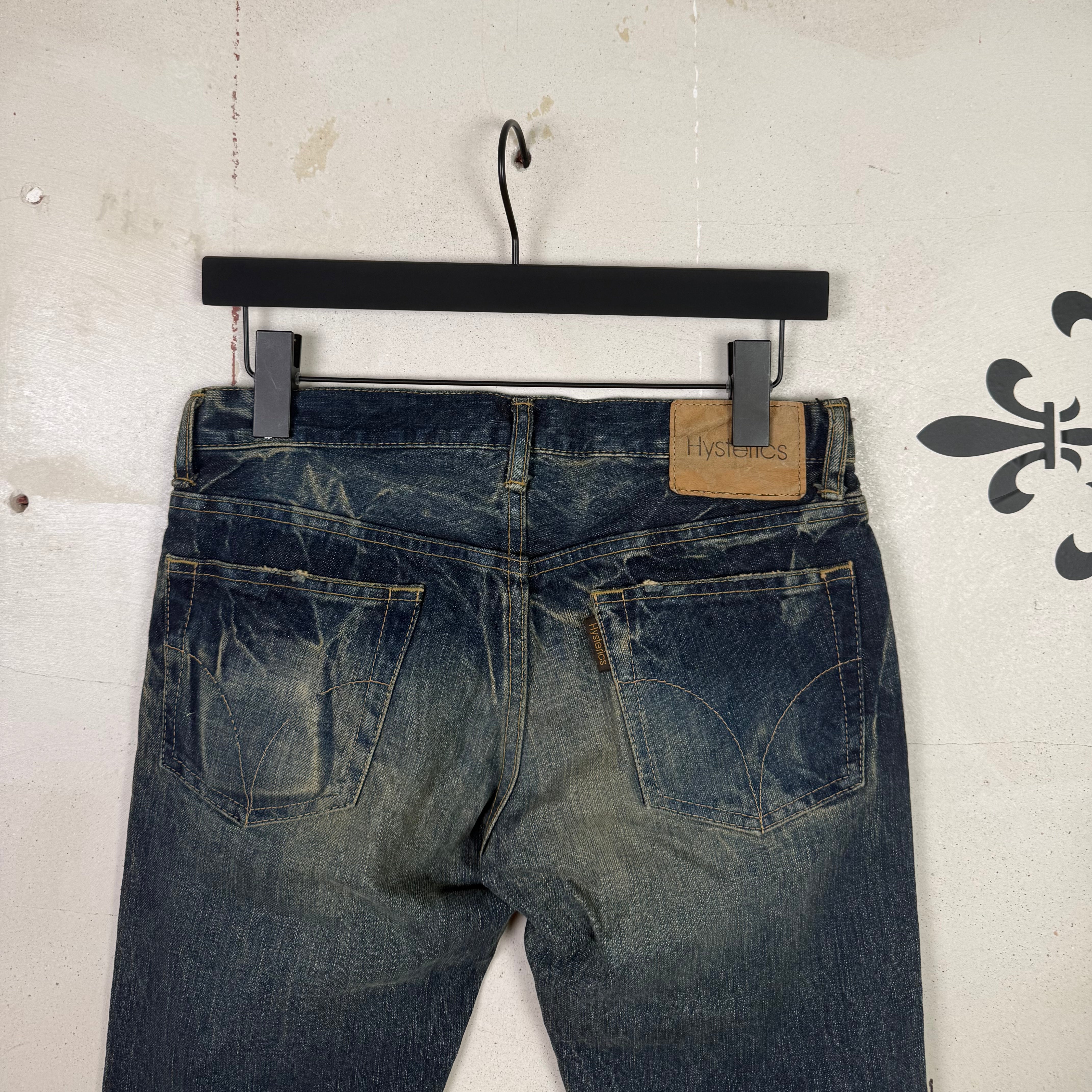 Hysteric Glamour Marble Wash Jeans