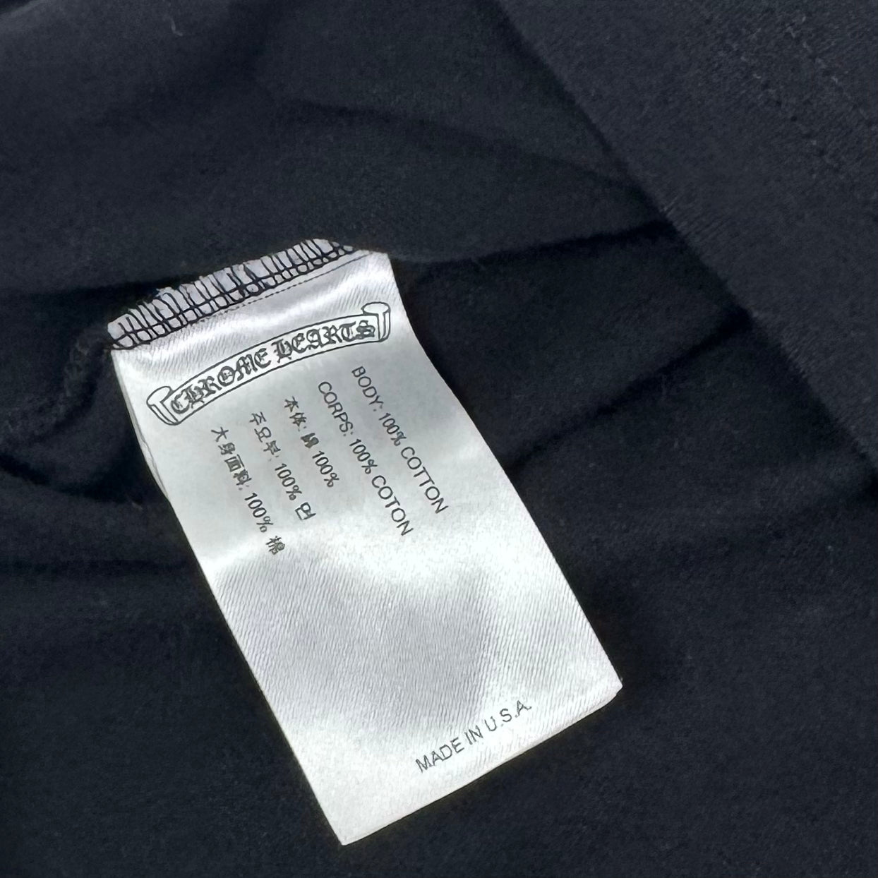 Chrome Hearts Gardient T-Shirt Black