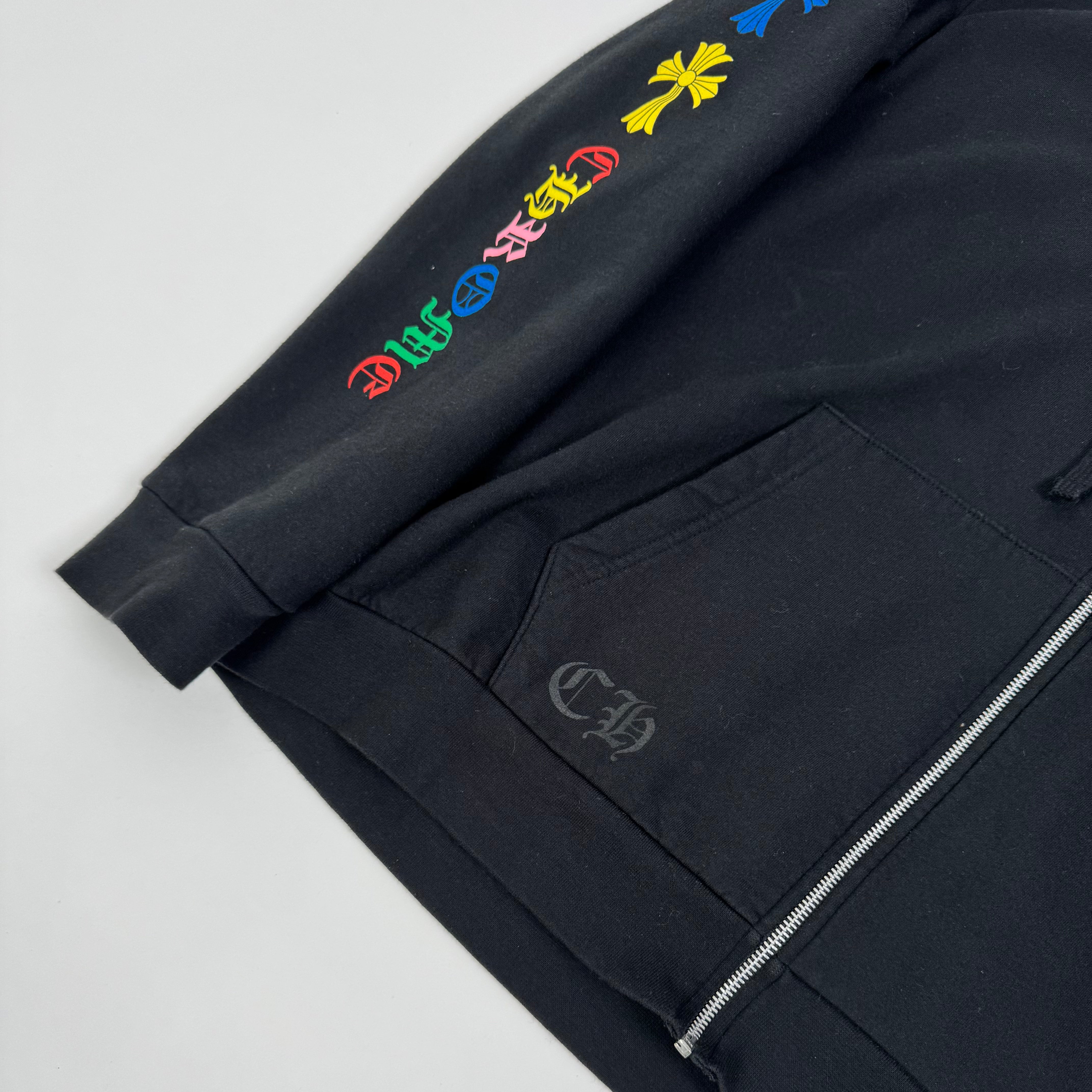 Chrome Hearts Multi Color Cross Zip-Hoodie