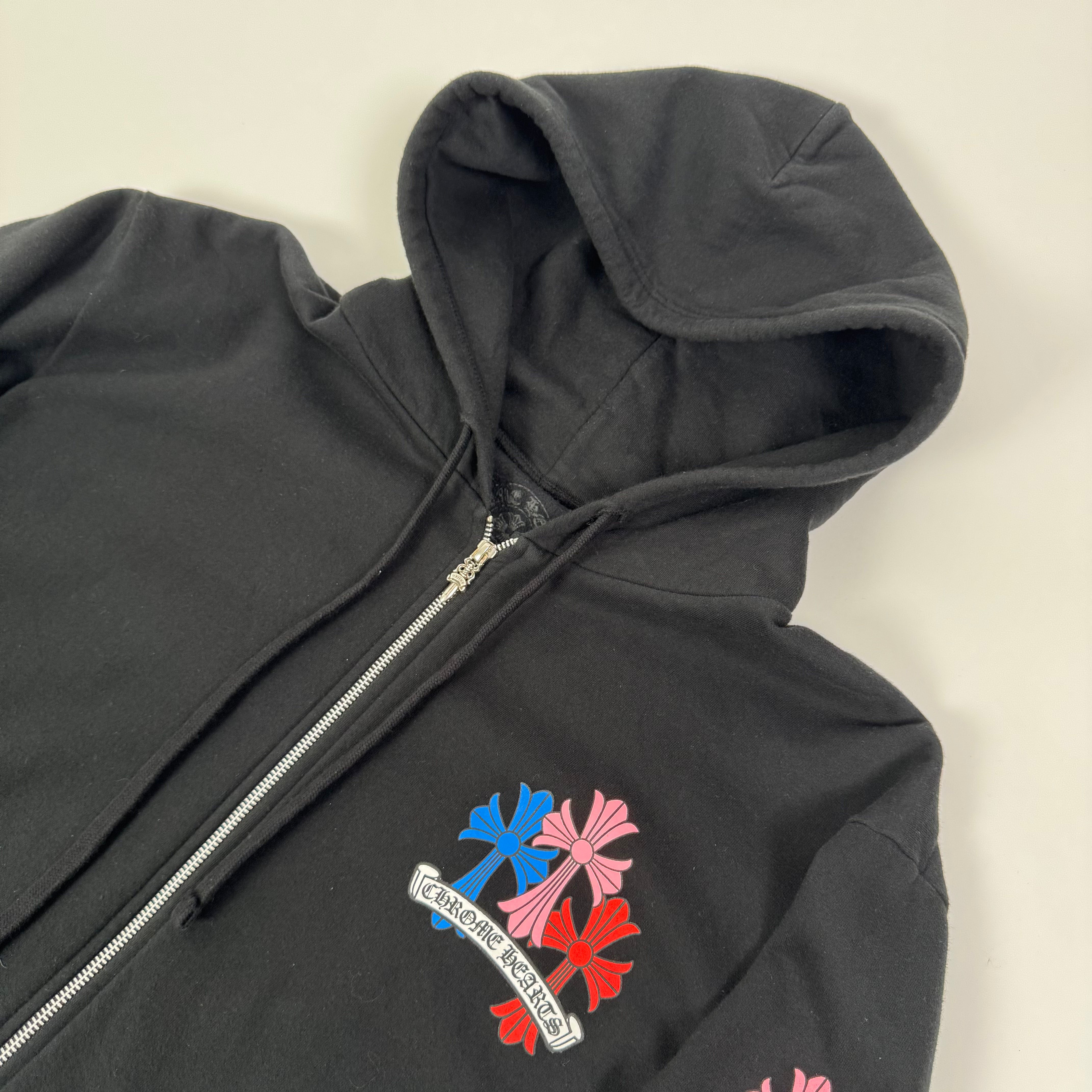 Chrome Hearts Multi Color Cross Zip-Hoodie