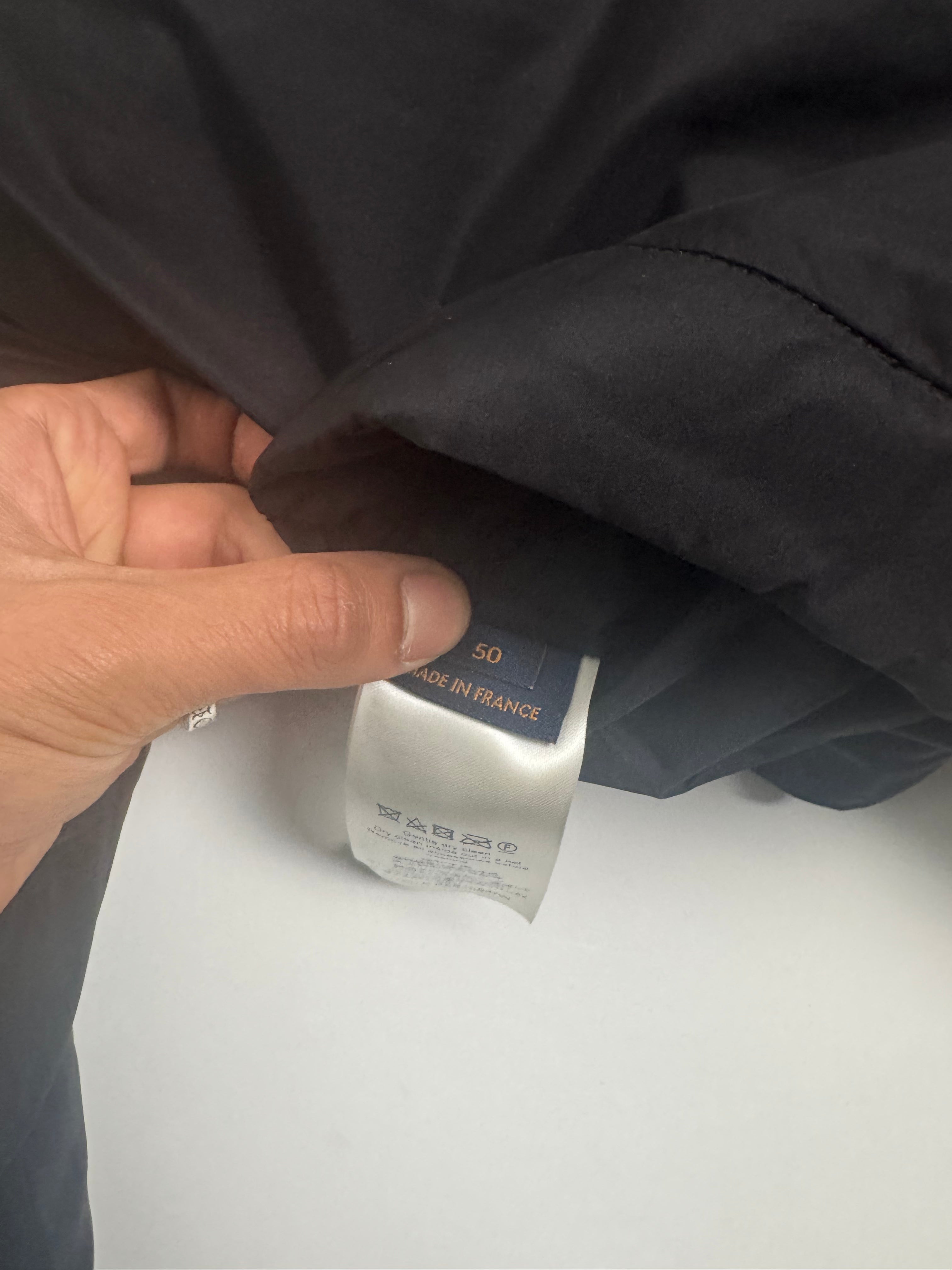 Louis Vuitton Black Flower Monogram Reversible Puffer Jacket