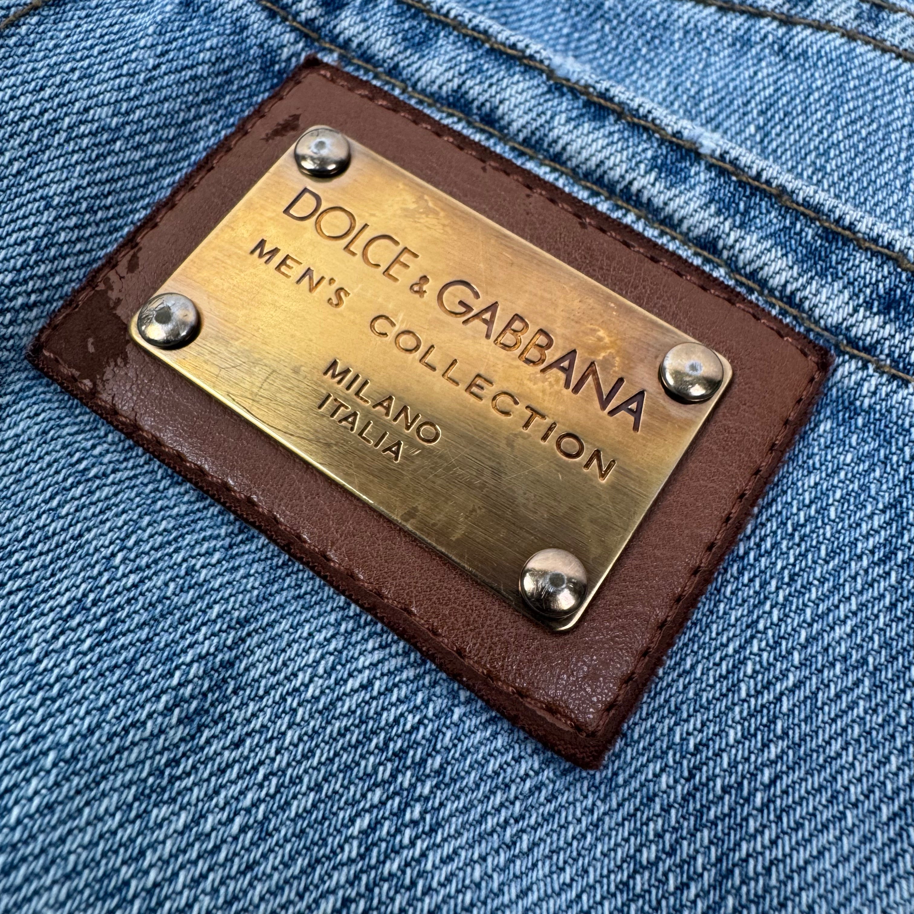 Dolce & Gabbana Bleached Denim