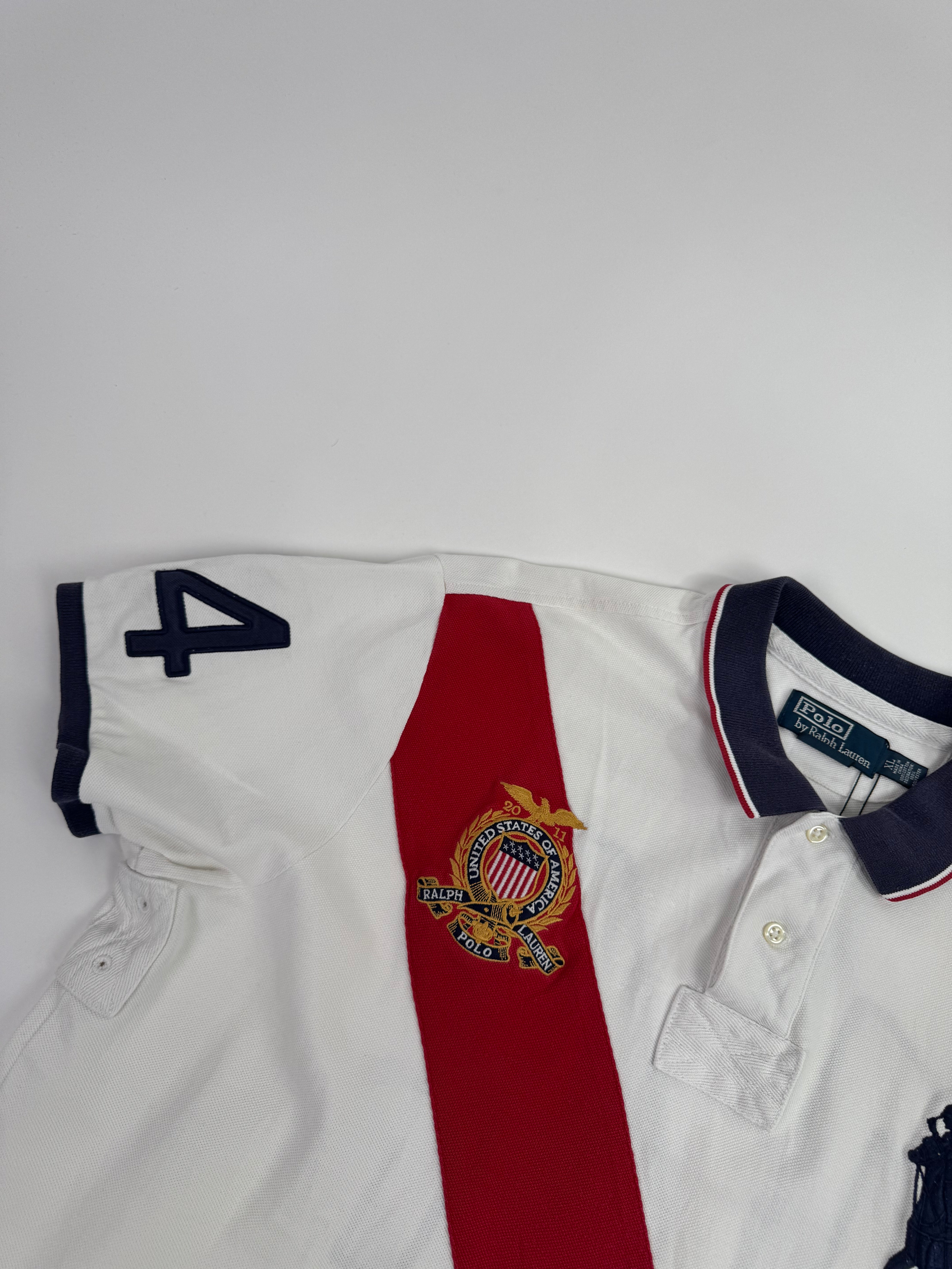 Ralph Lauren USA Polo White
