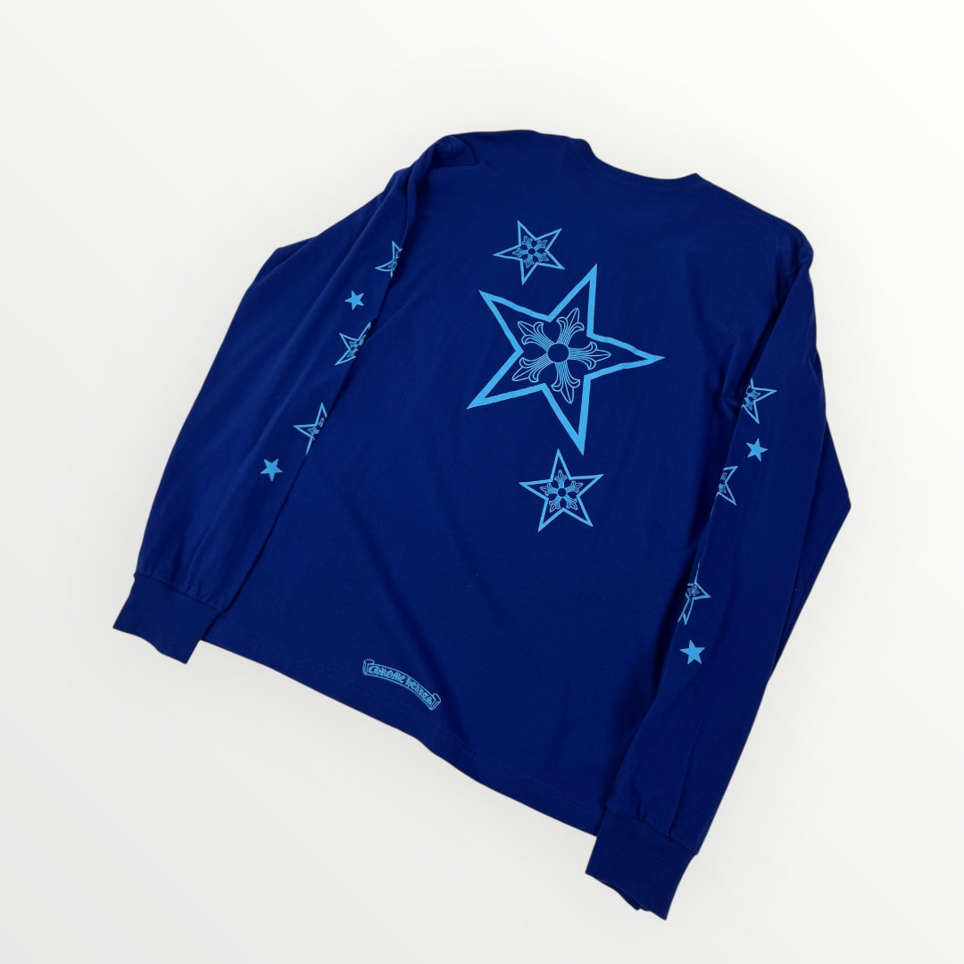 Chrome Hearts Blue Star Longsleeve