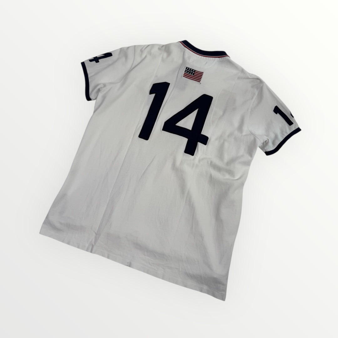 Ralph Lauren USA Polo White