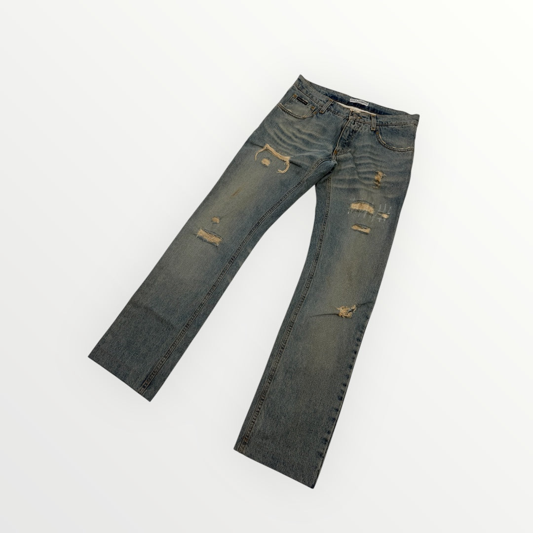 Dolce & Gabbana Ripped Denim