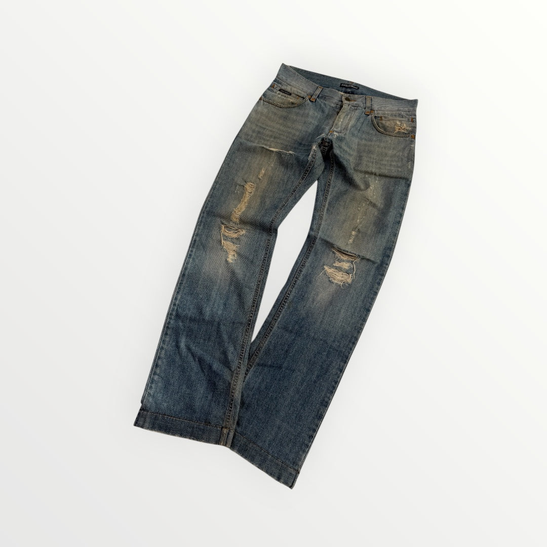 Dolce & Gabbana Ripped Denim