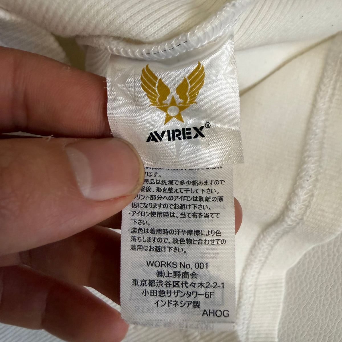Avirex Thermal V neck