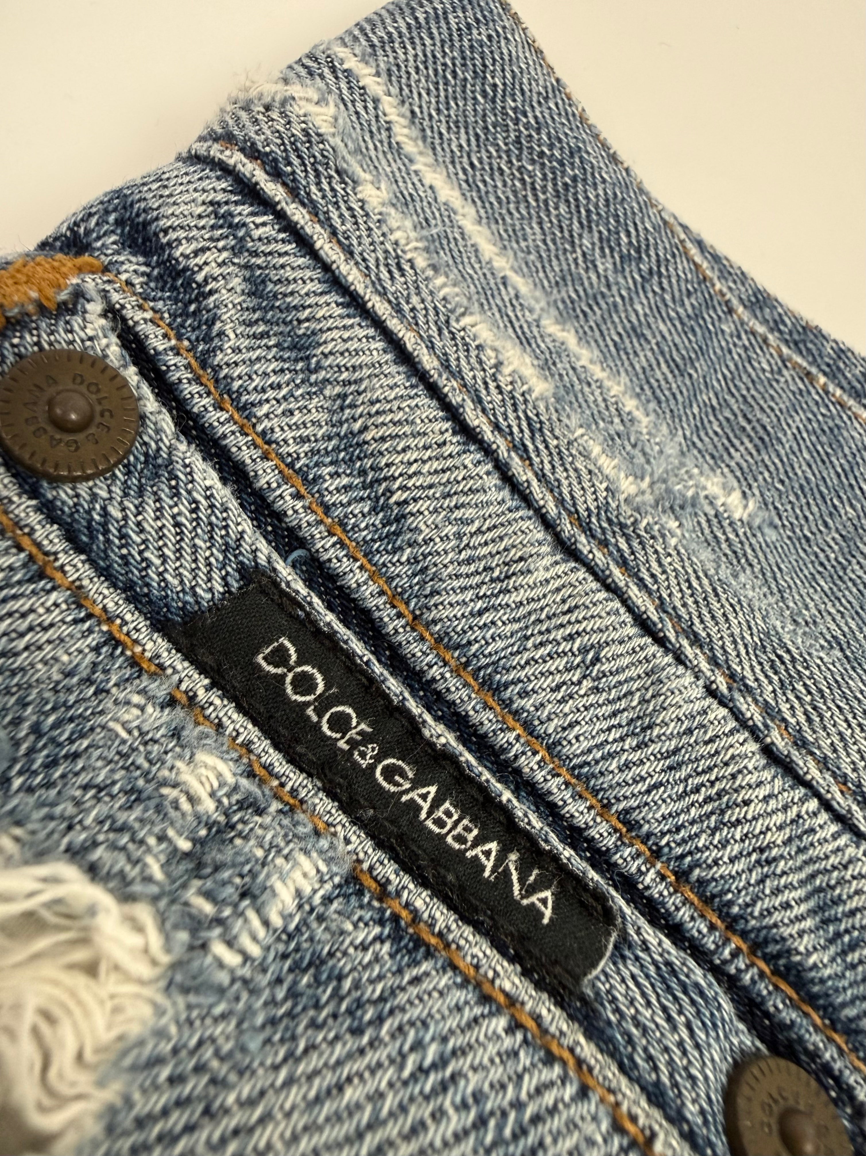 Dolce & Gabbana Ripped Denim