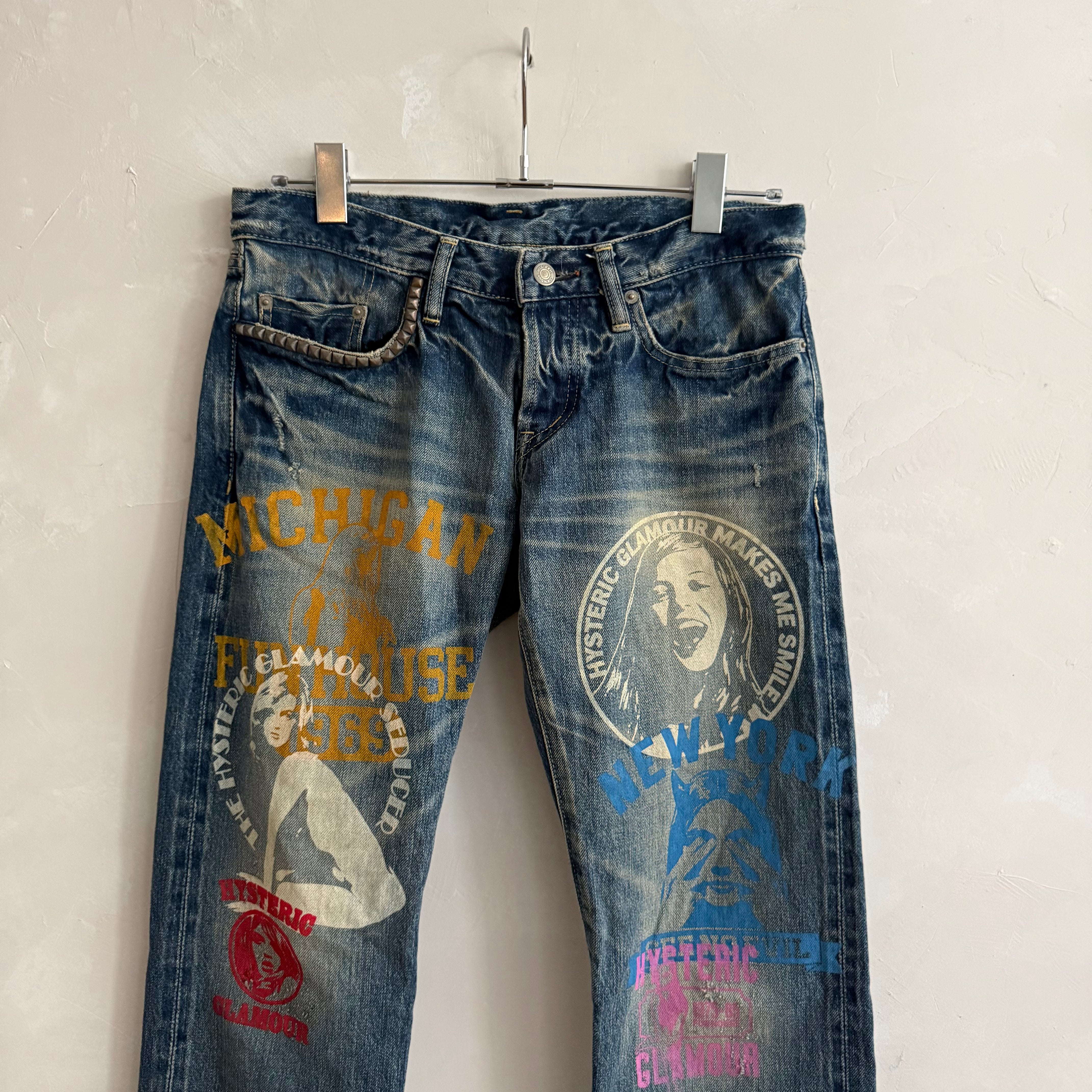 Hysteric Glamour Printed Jeans