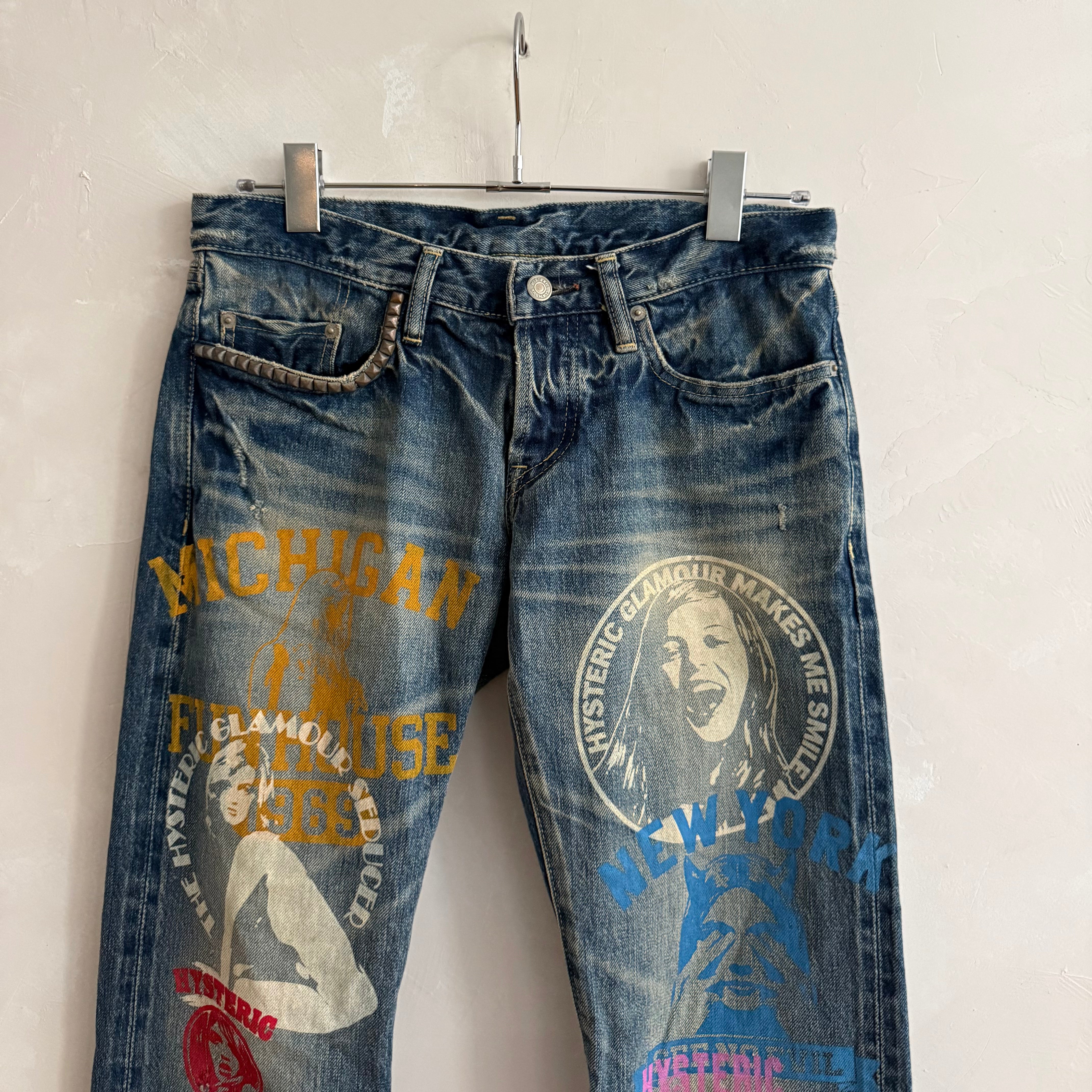 Hysteric Glamour Printed Jeans