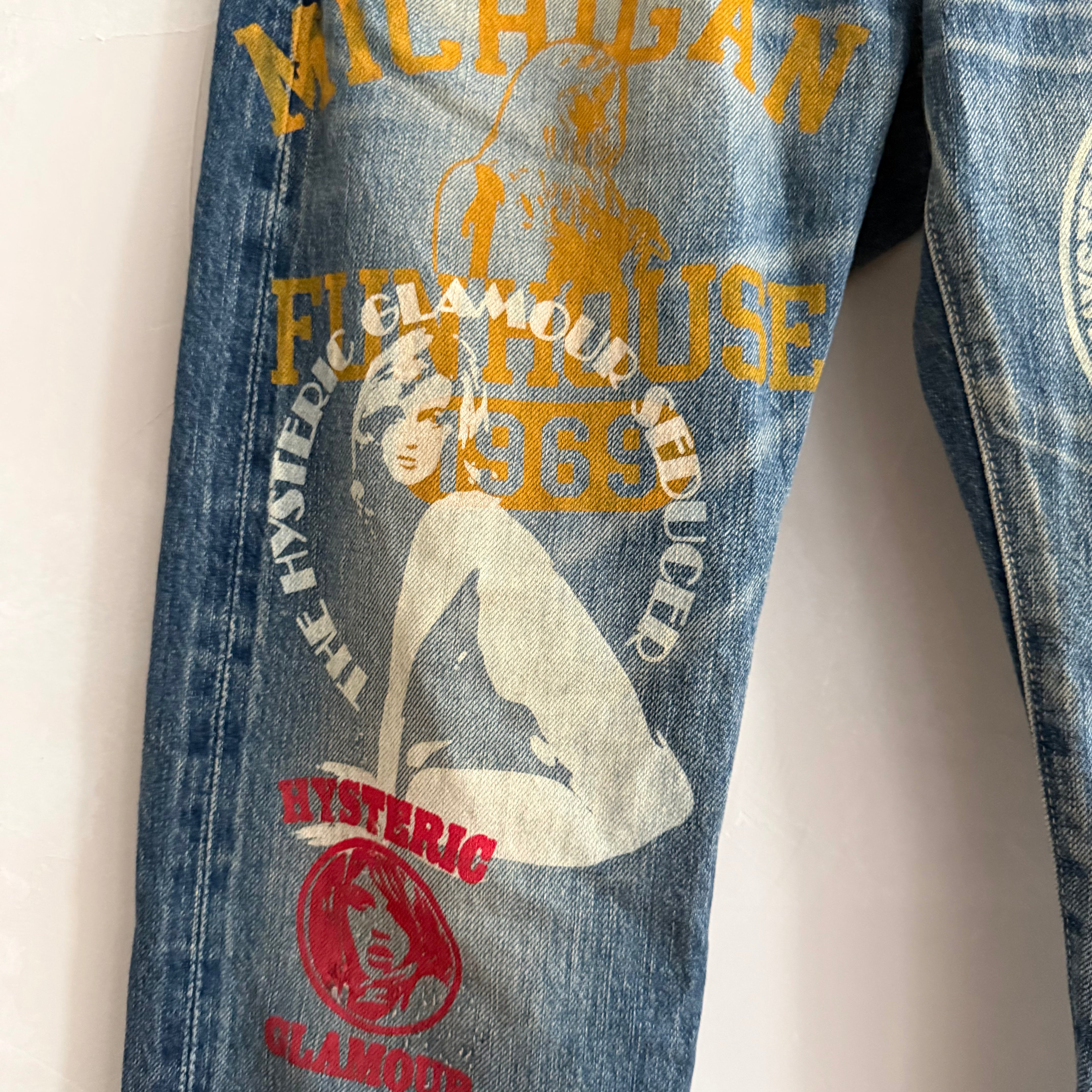 Hysteric Glamour Printed Jeans