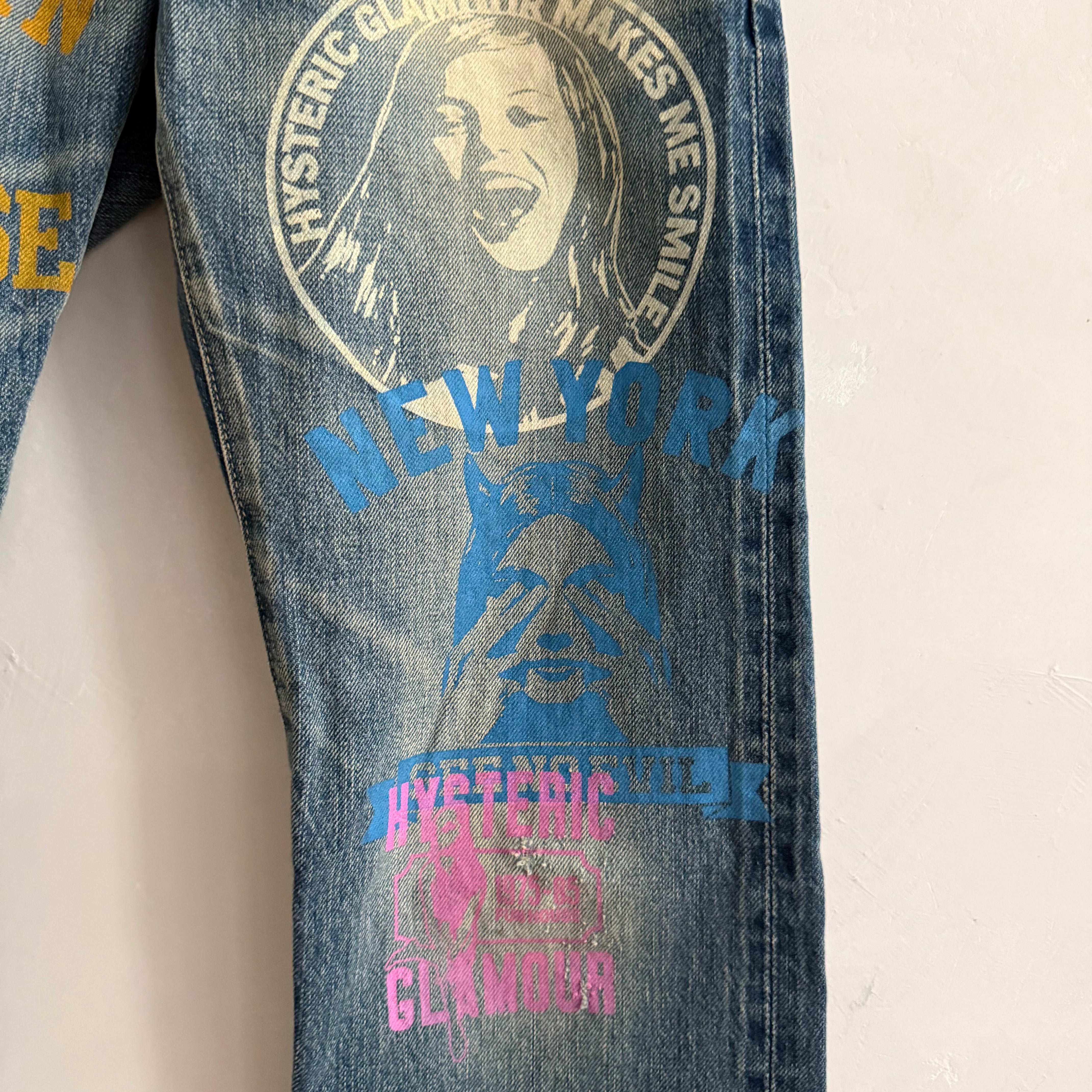 Hysteric Glamour Printed Jeans