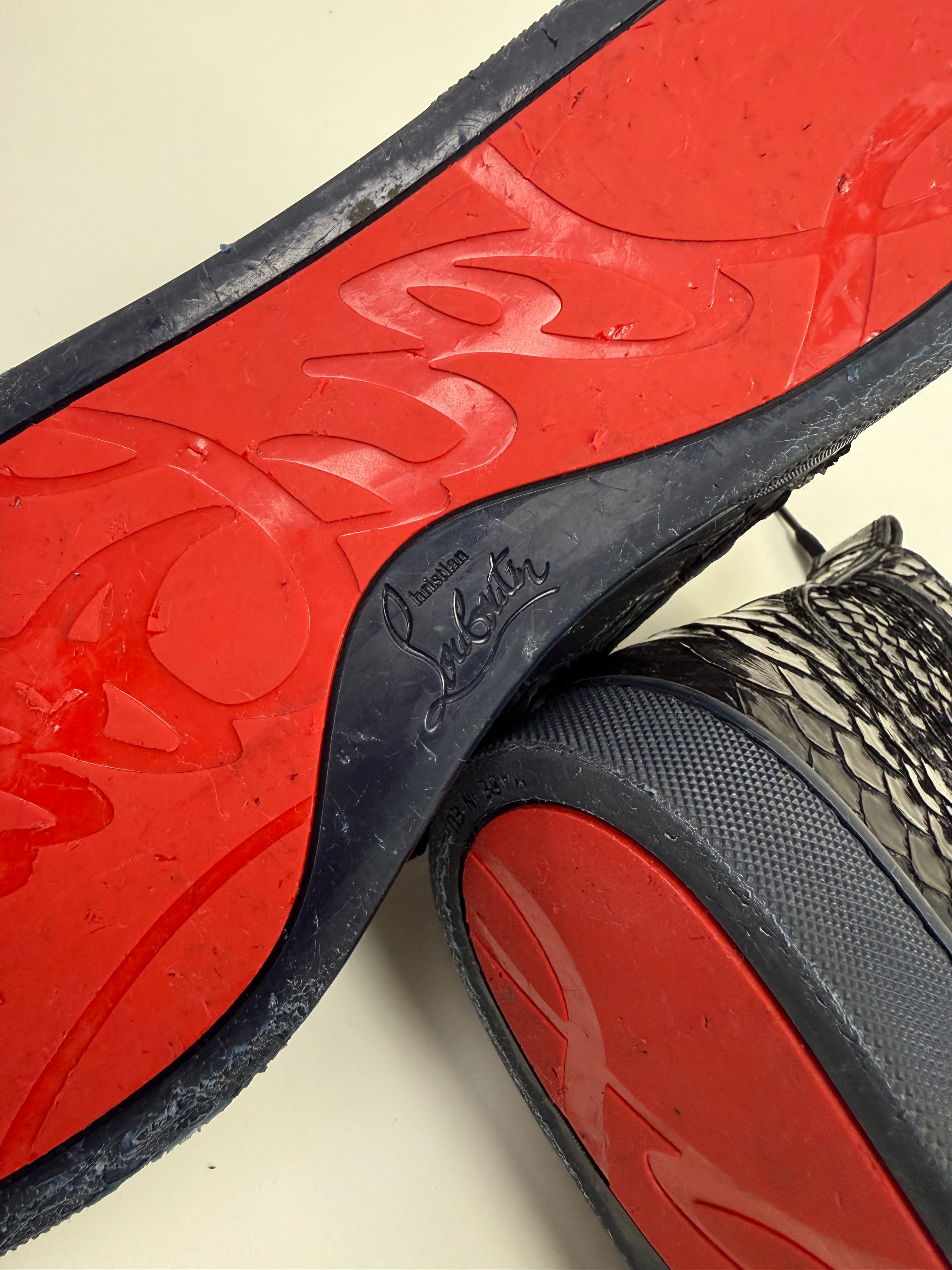 Christian Louboutin Louis High-Top Sneaker Size  41 ½