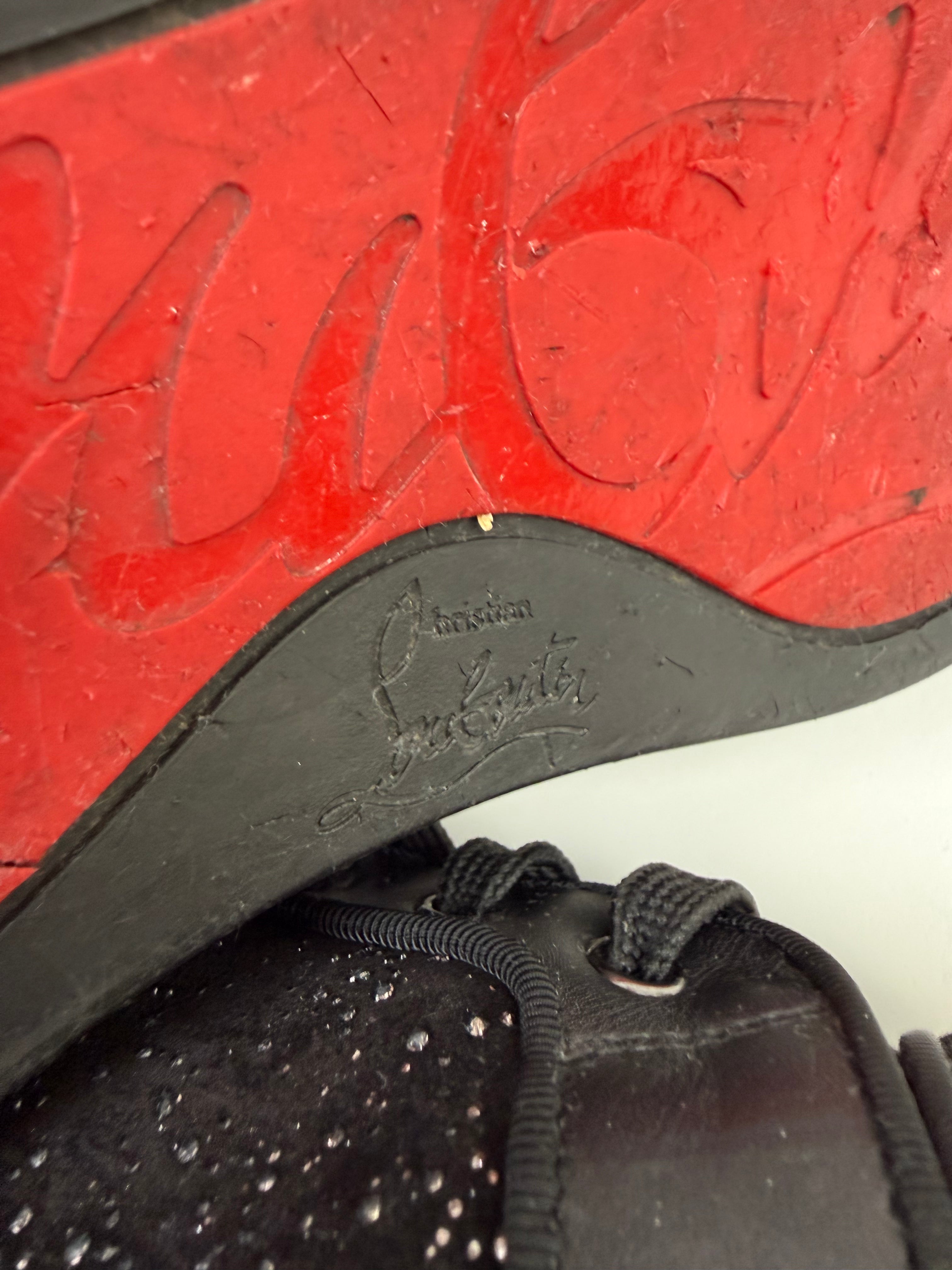 Christian Louboutin Louis High-Top Sneaker Size  41 ½