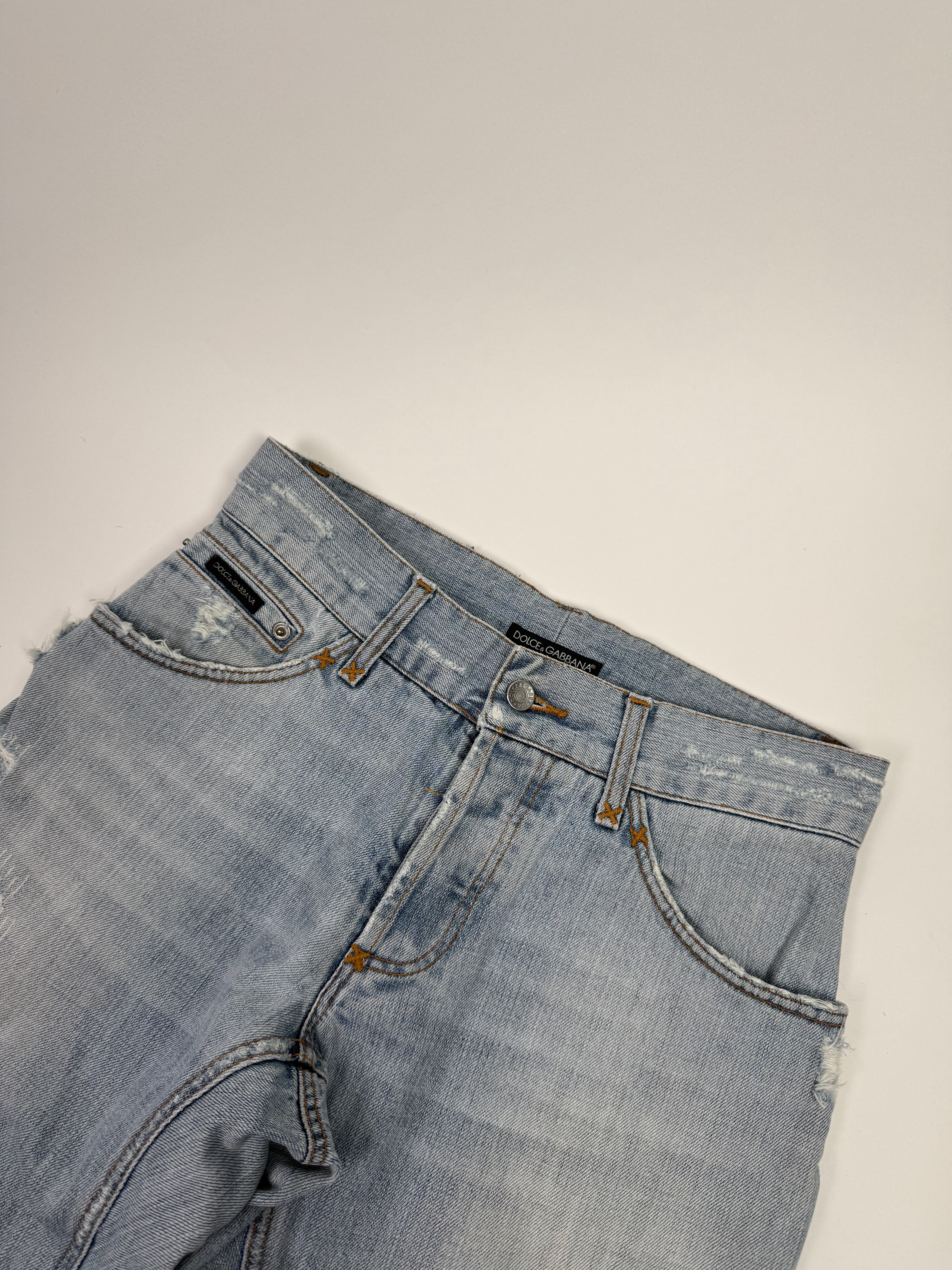 Dolce & Gabbana Ripped Denim