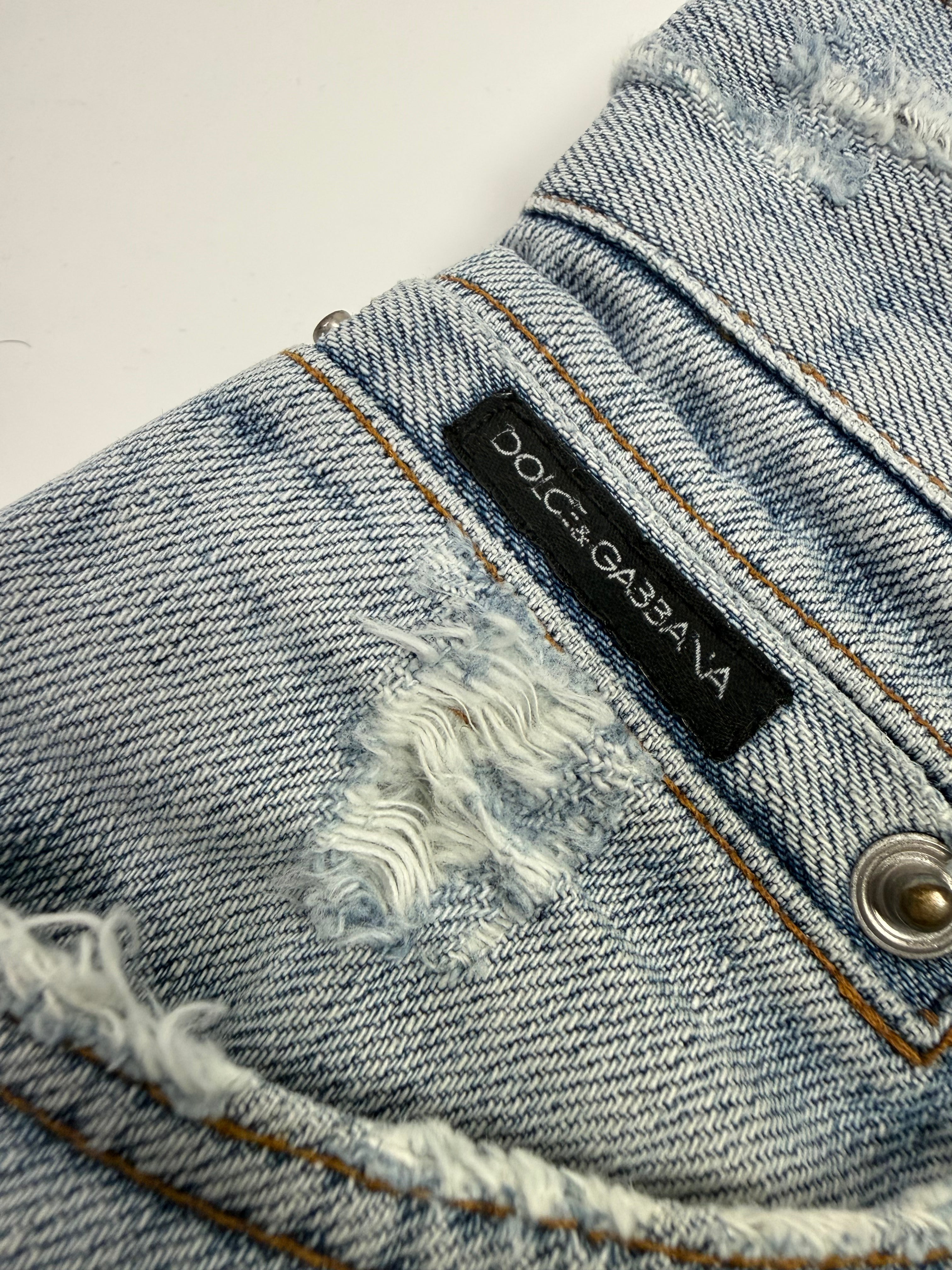 Dolce & Gabbana Ripped Denim
