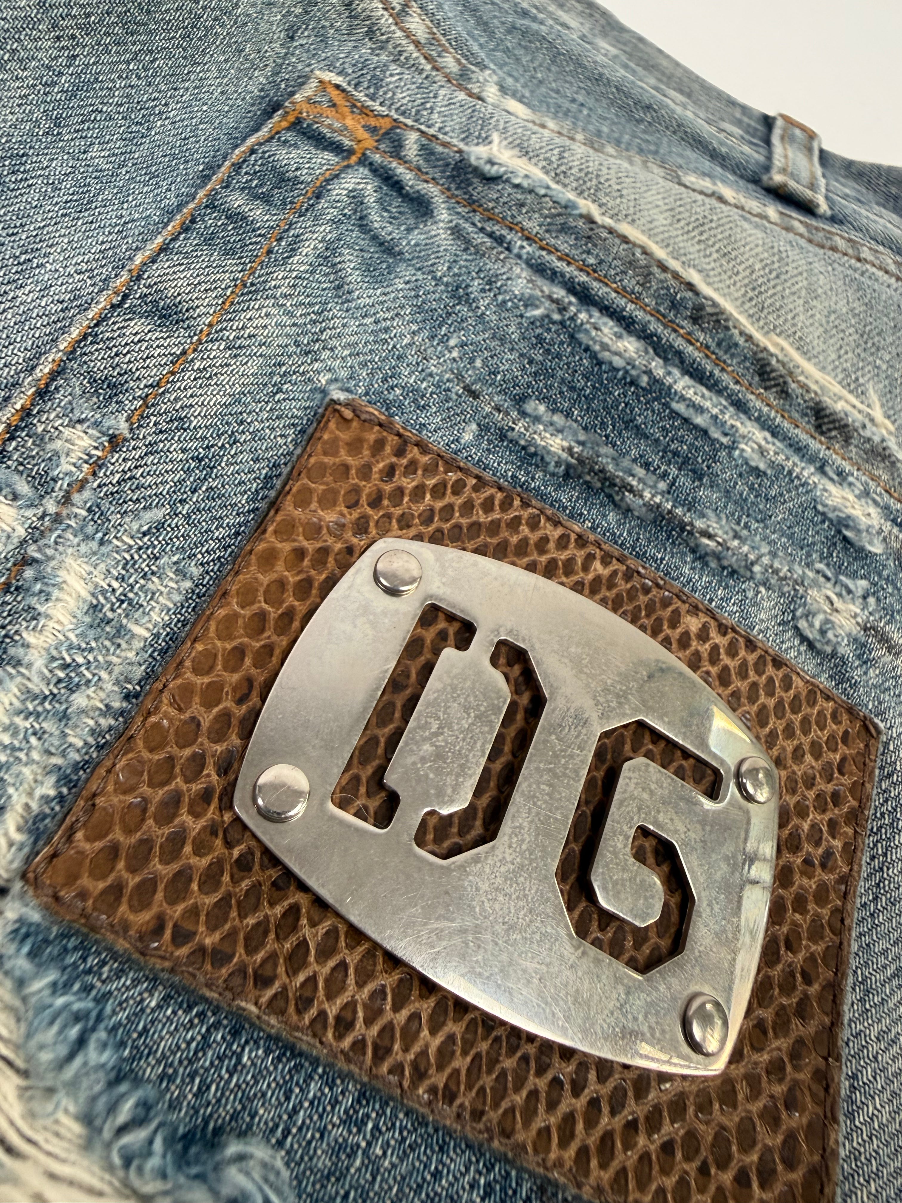 Dolce & Gabbana Ripped Denim