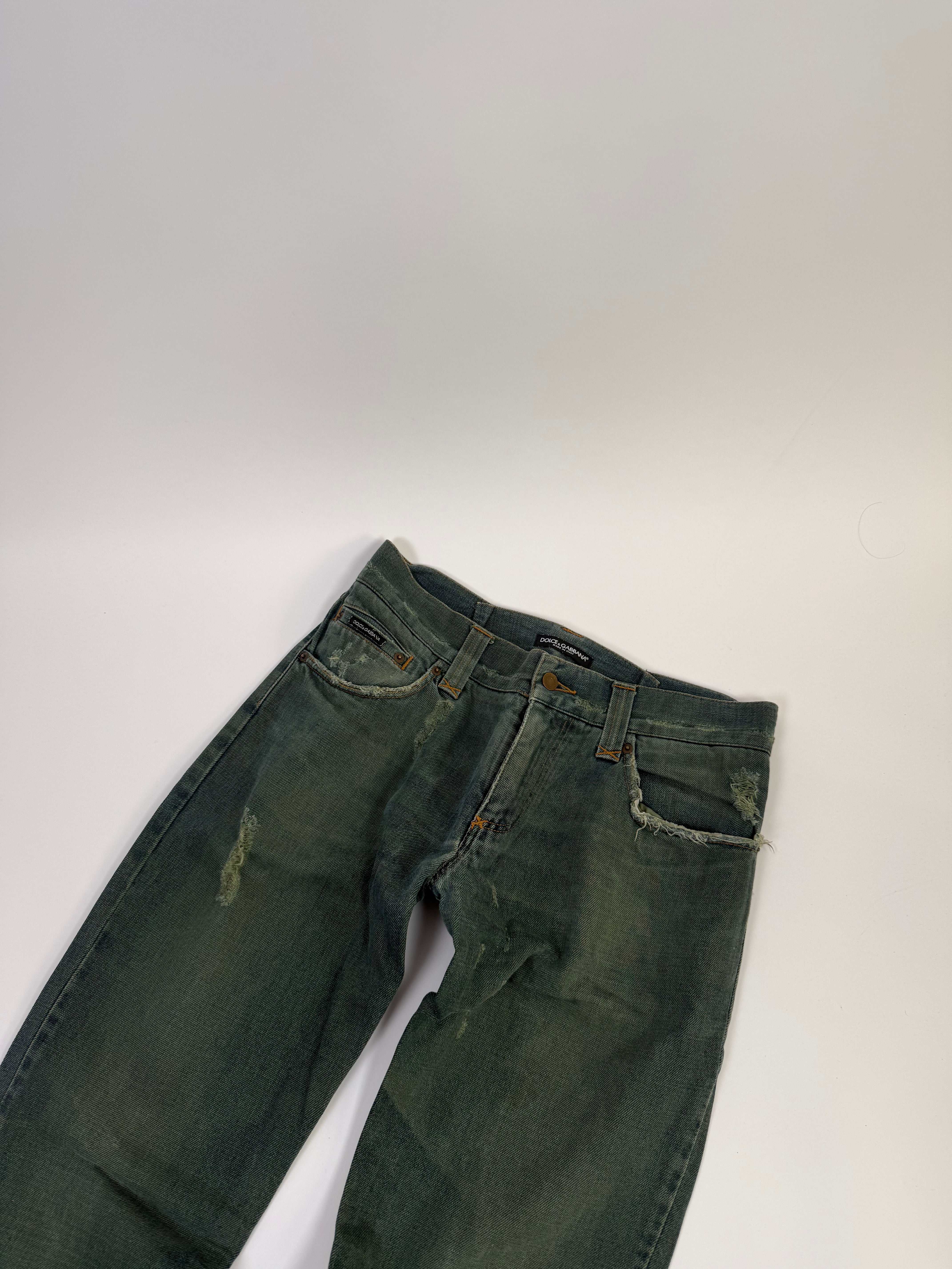 Dolce & Gabbana Green Wash Denim