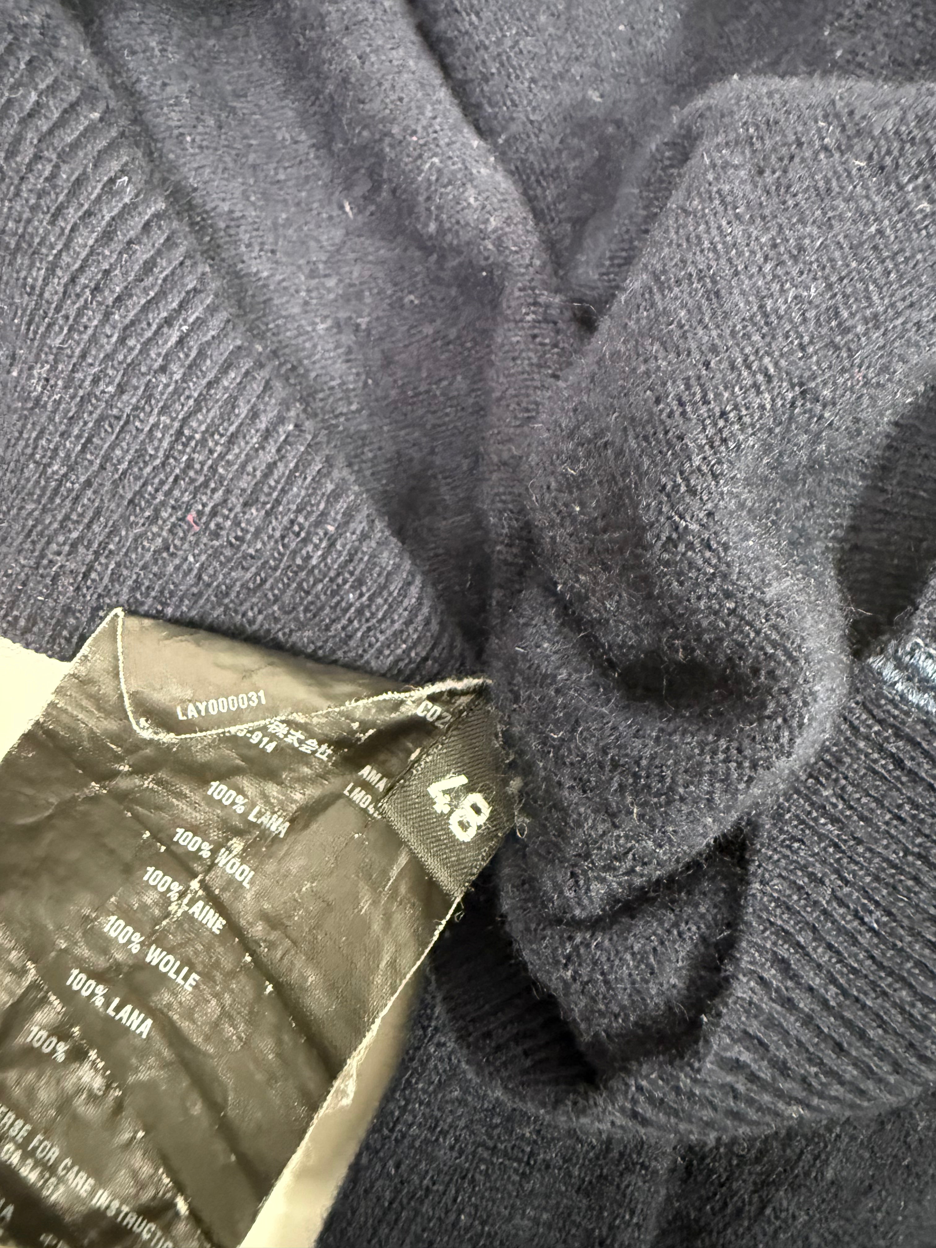 Prada Luna Rossa Wool Knit Sweater