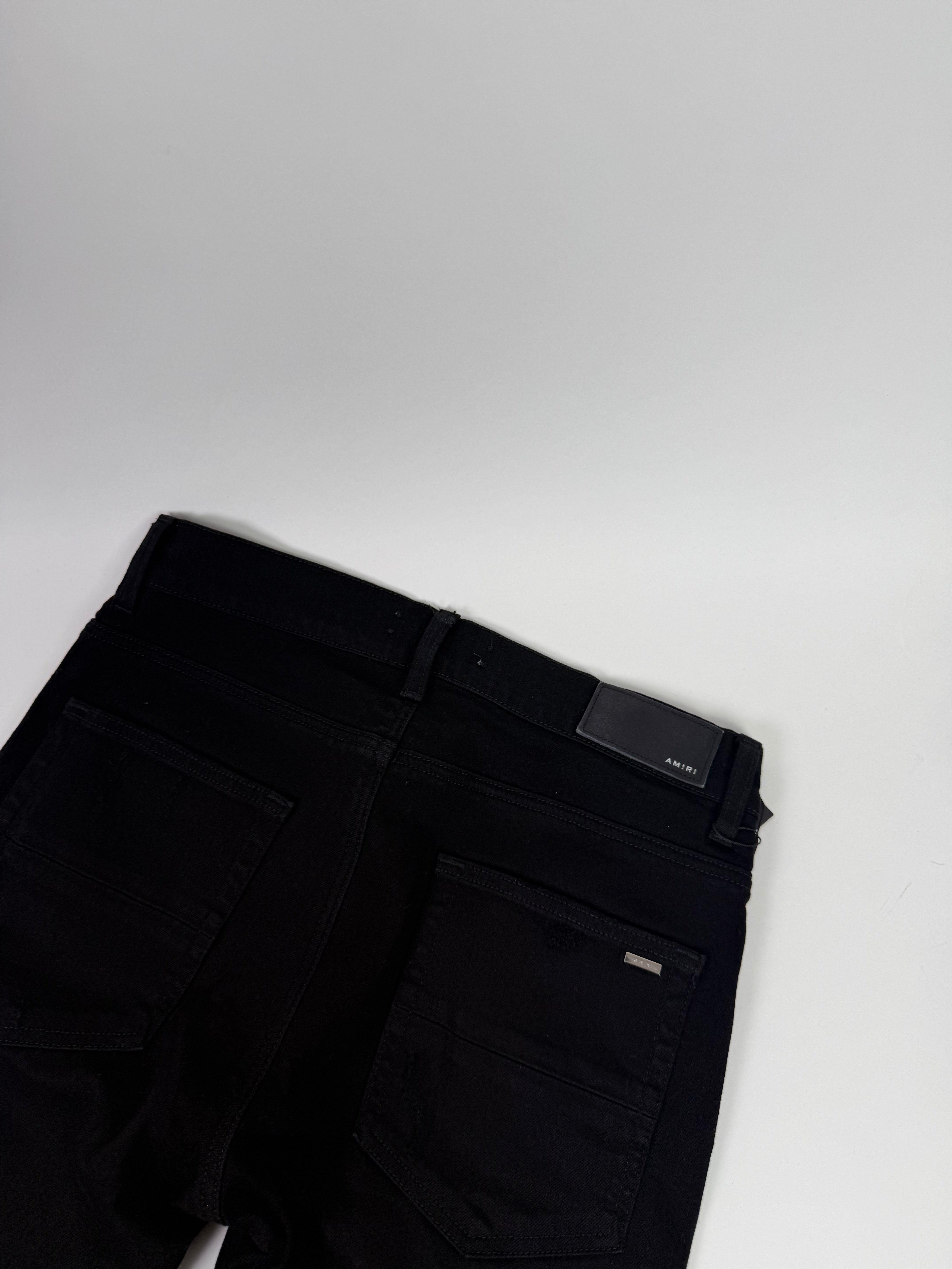 Amiri Ripped Black Jeans