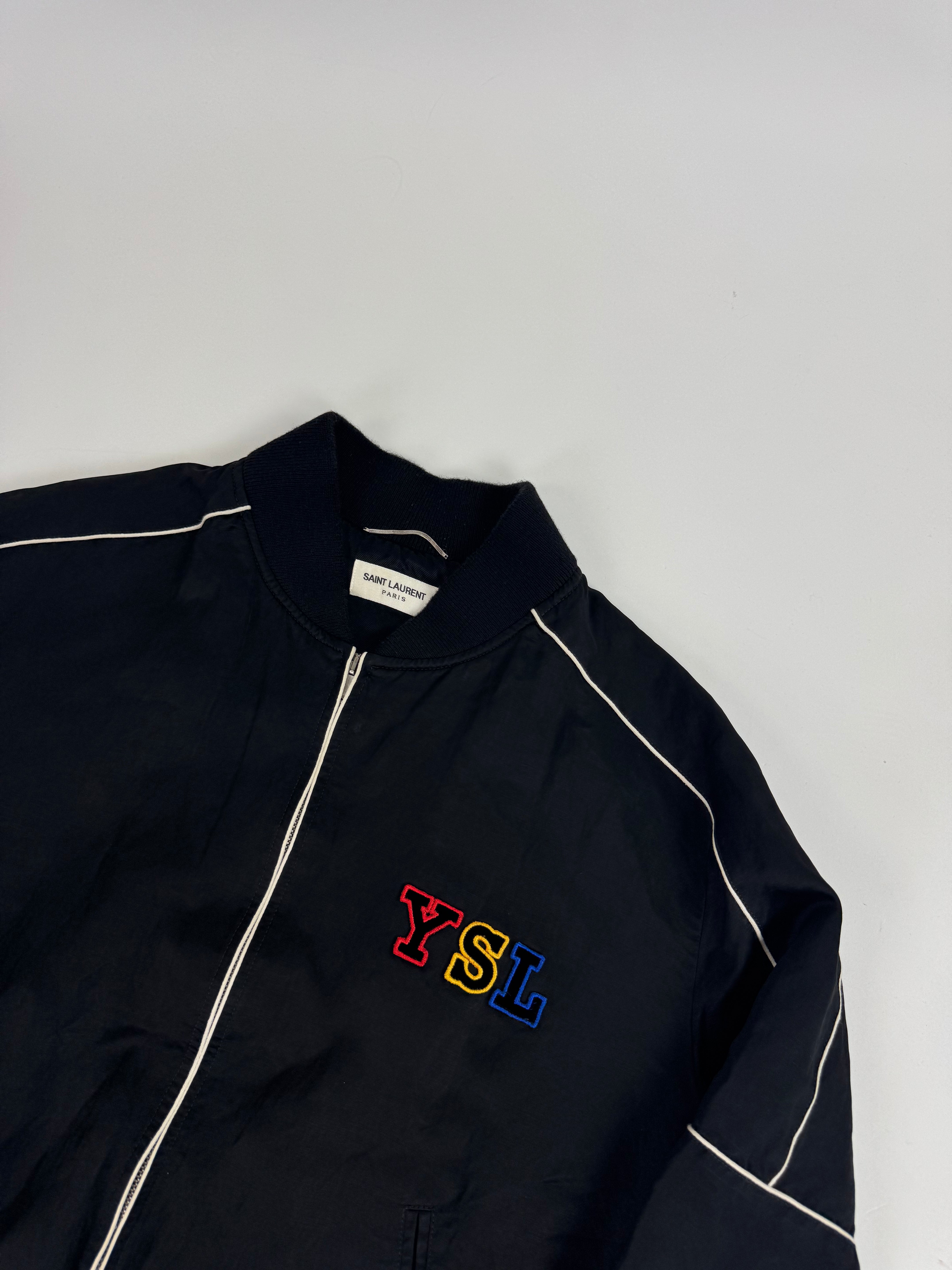 YSL Satin Bomber Jacket