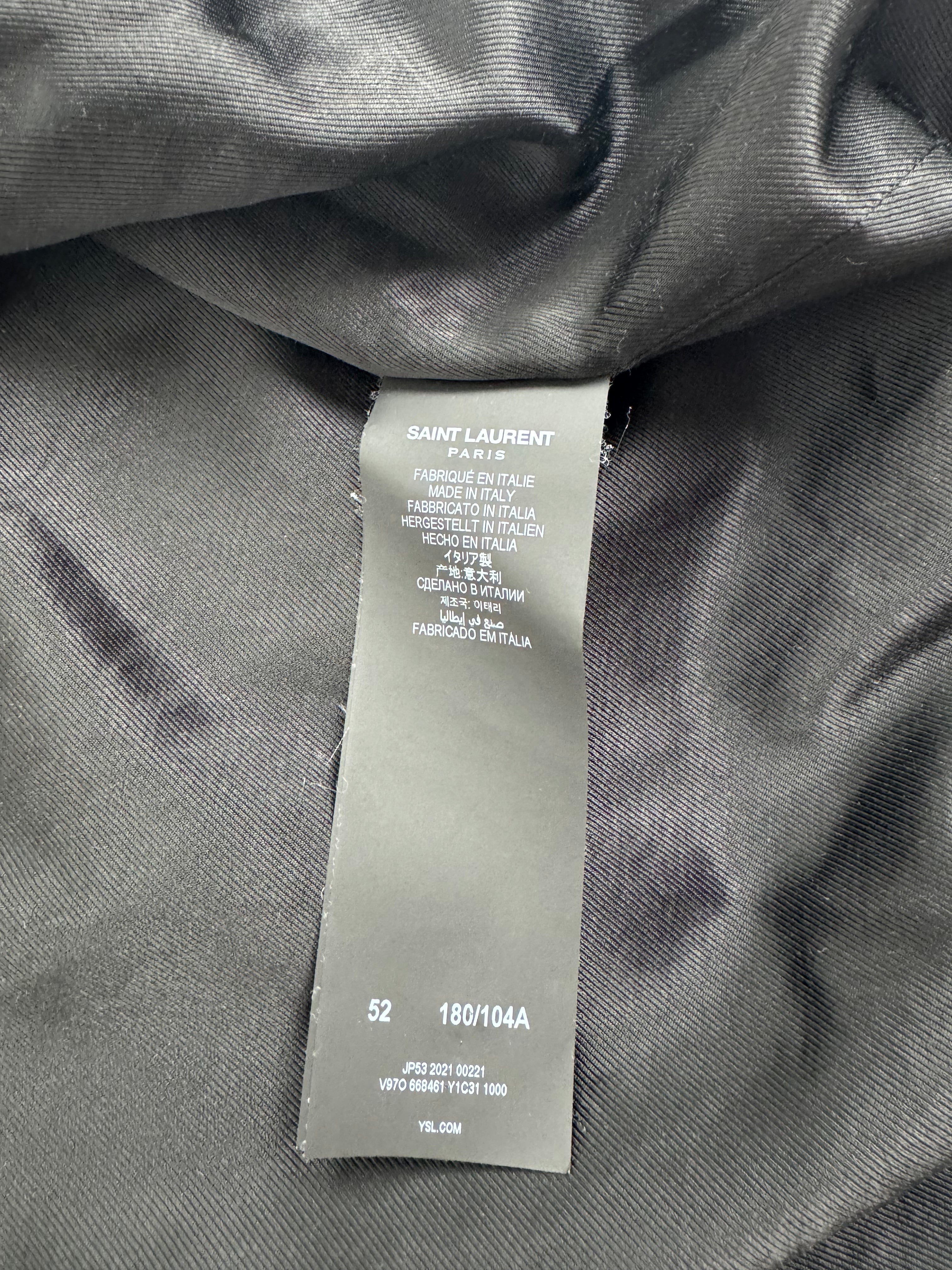 YSL Satin Bomber Jacket