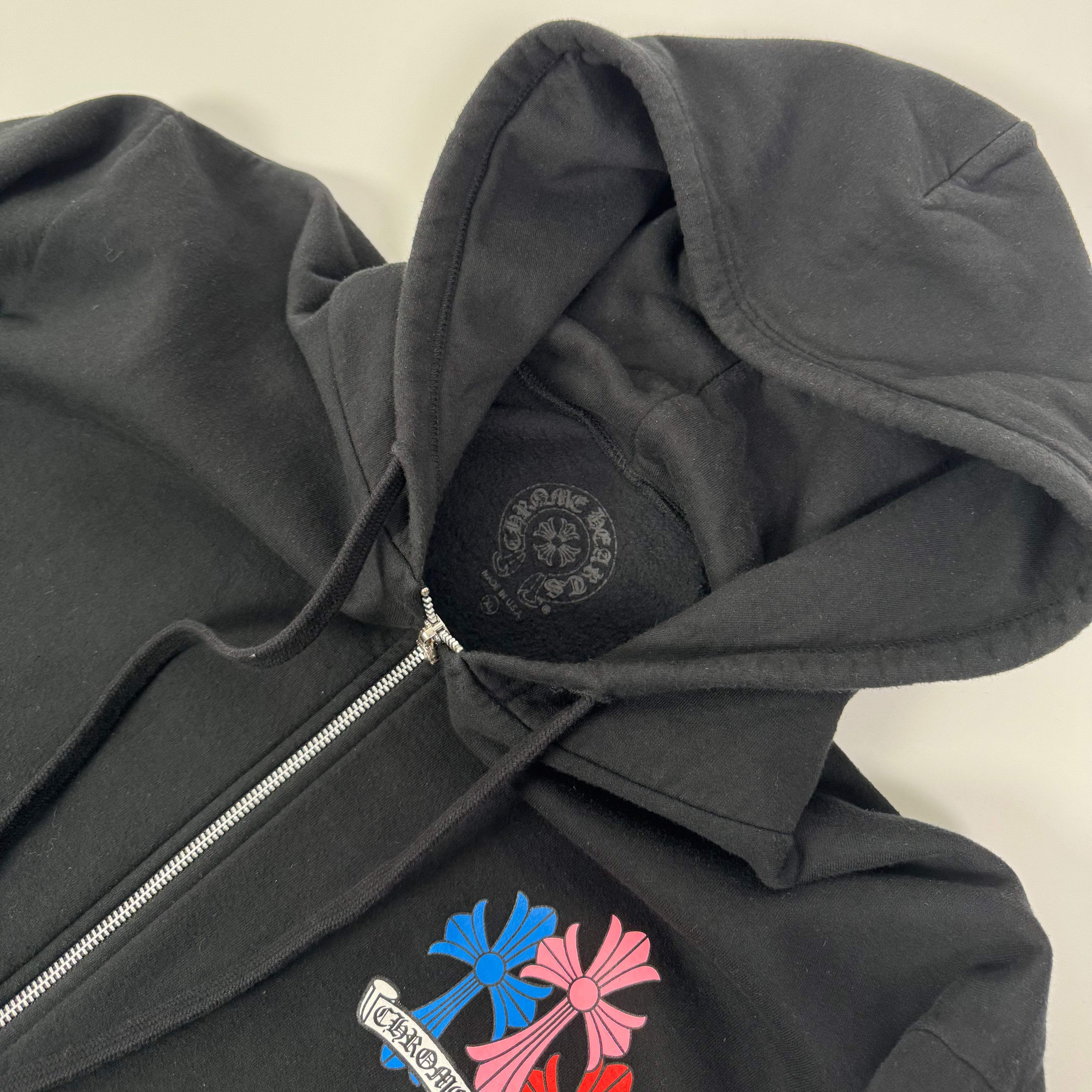 Chrome Hearts Multi Color Cross Zip-Hoodie