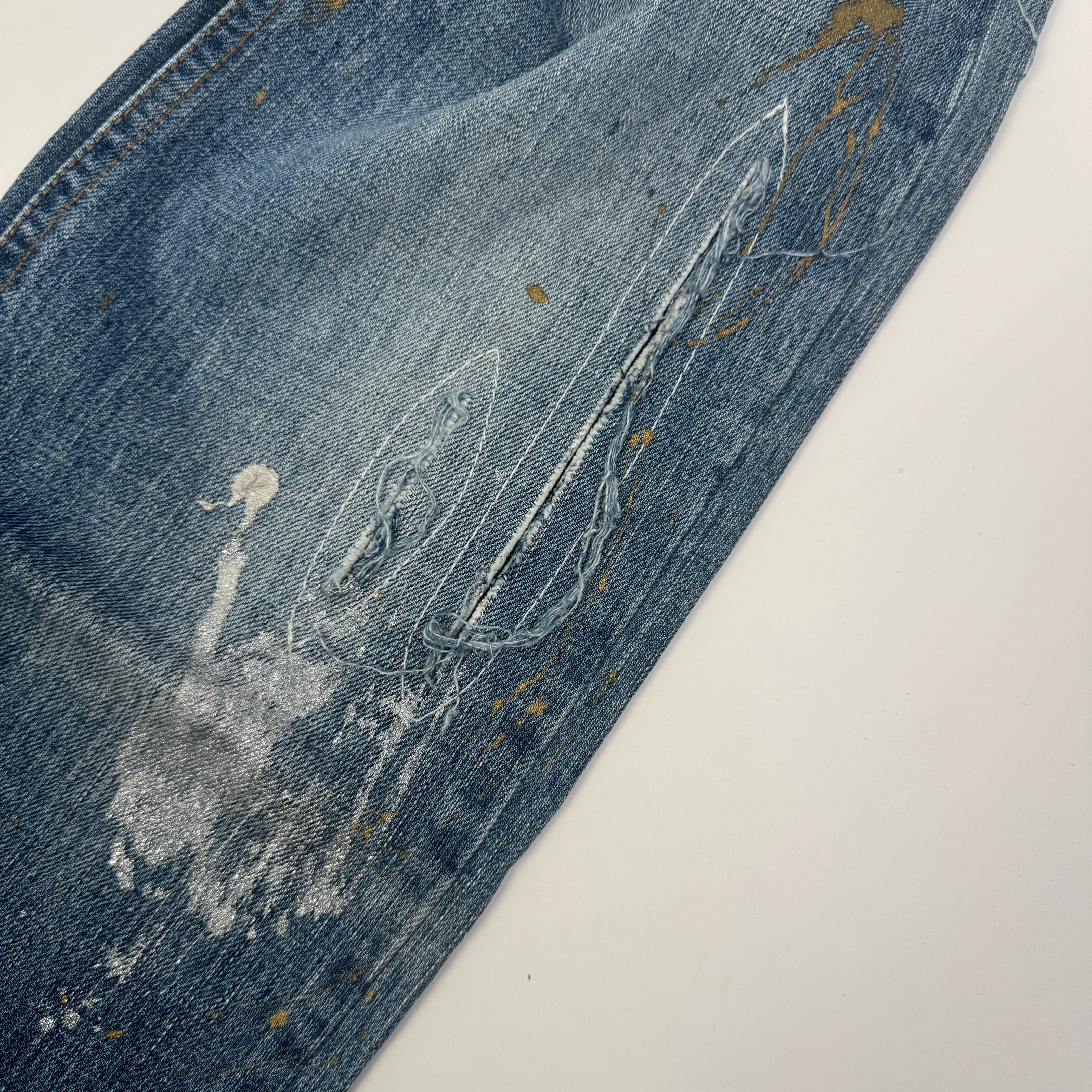 Dolce & Gabbana Painted Denim