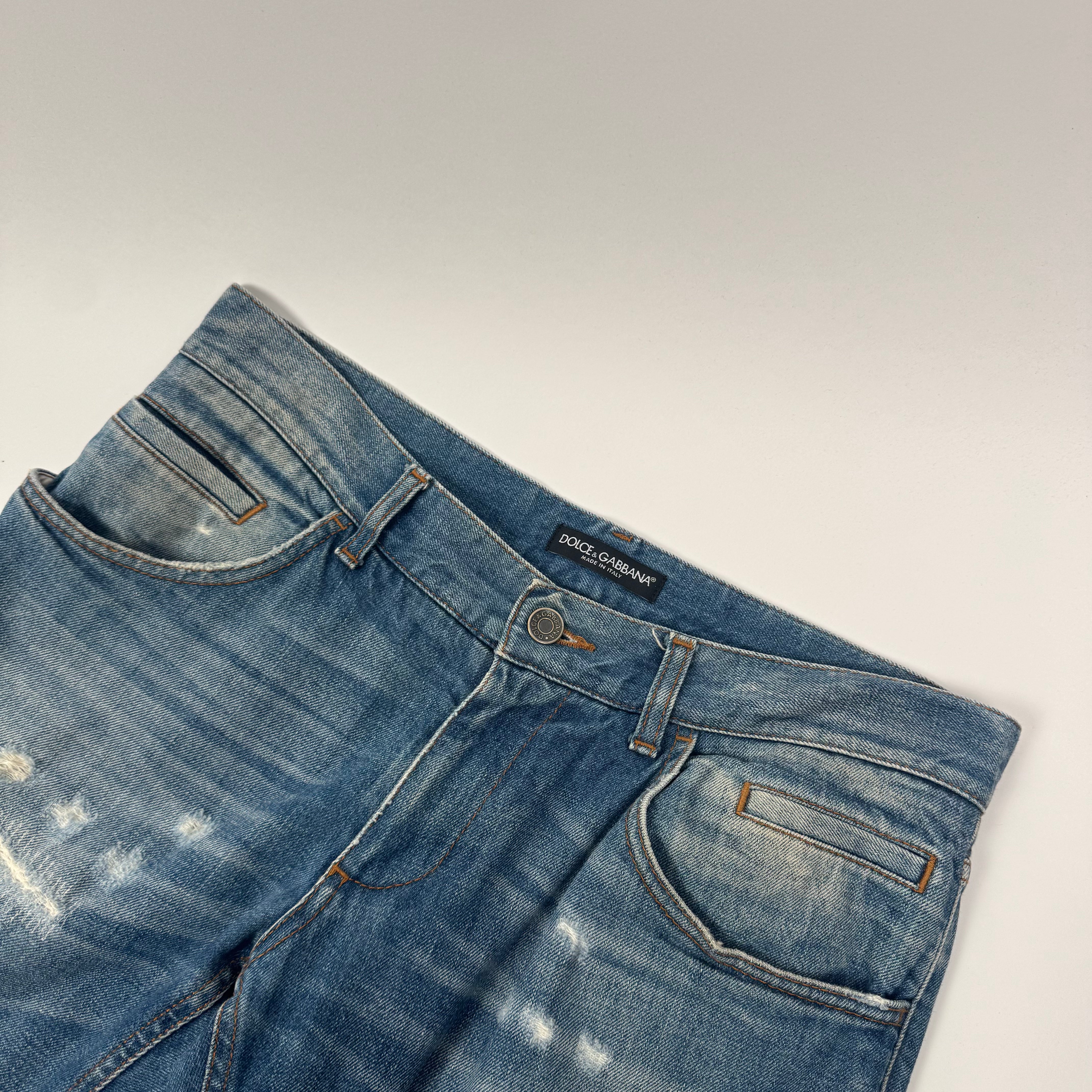 Dolce & Gabbana Ripped Denim