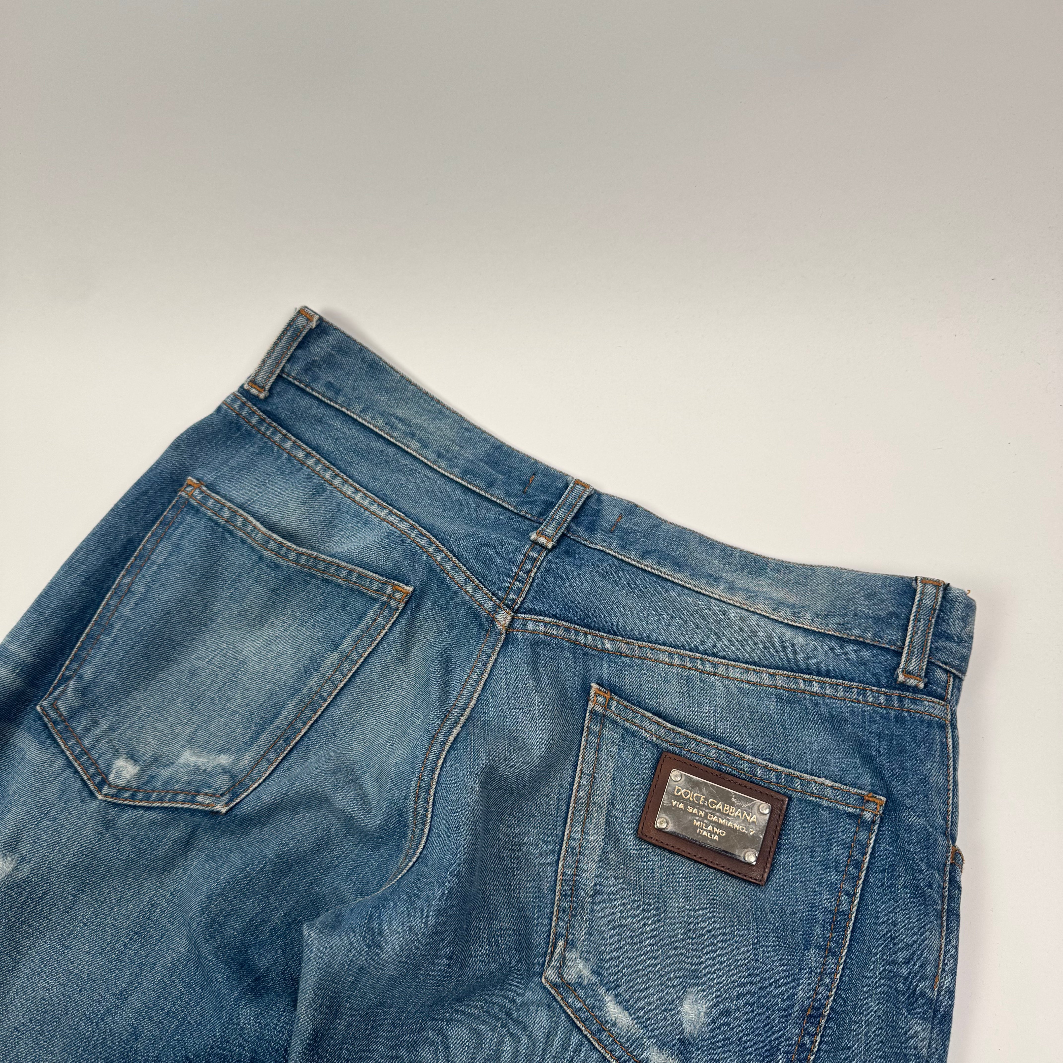 Dolce & Gabbana Ripped Denim