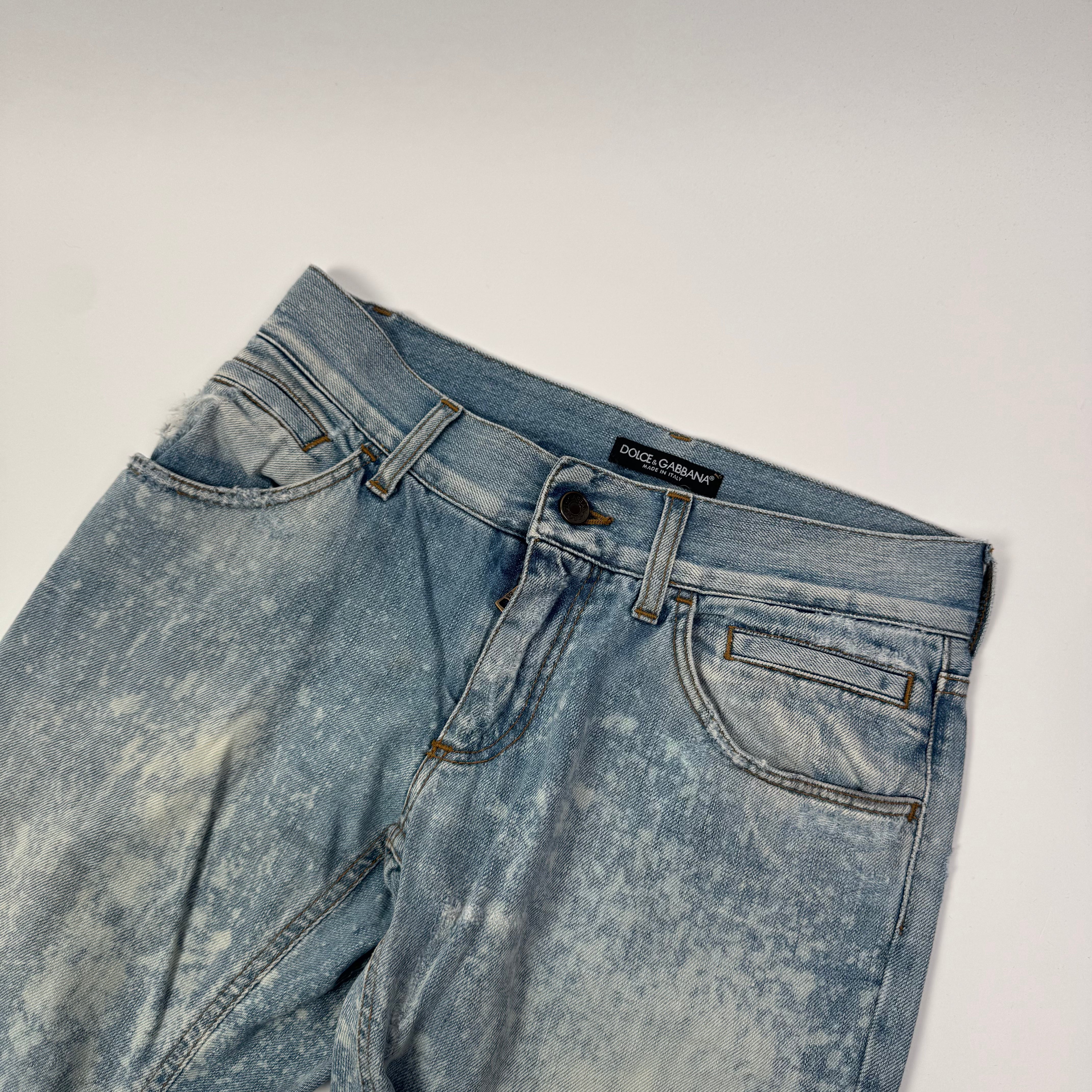 Dolce & Gabbana Bleached Denim