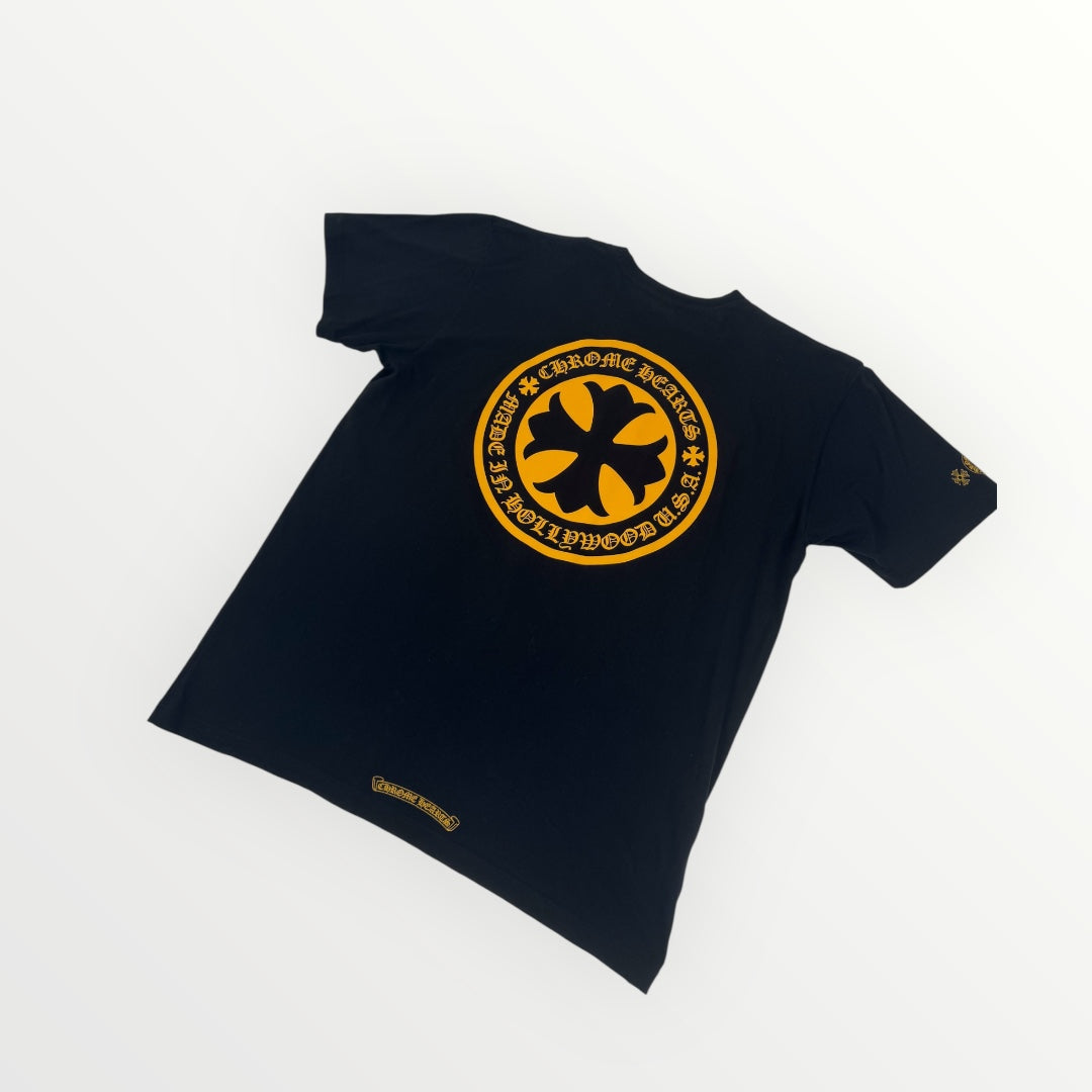 Chrome Hearts Yellow Plus Cross T-Shirt