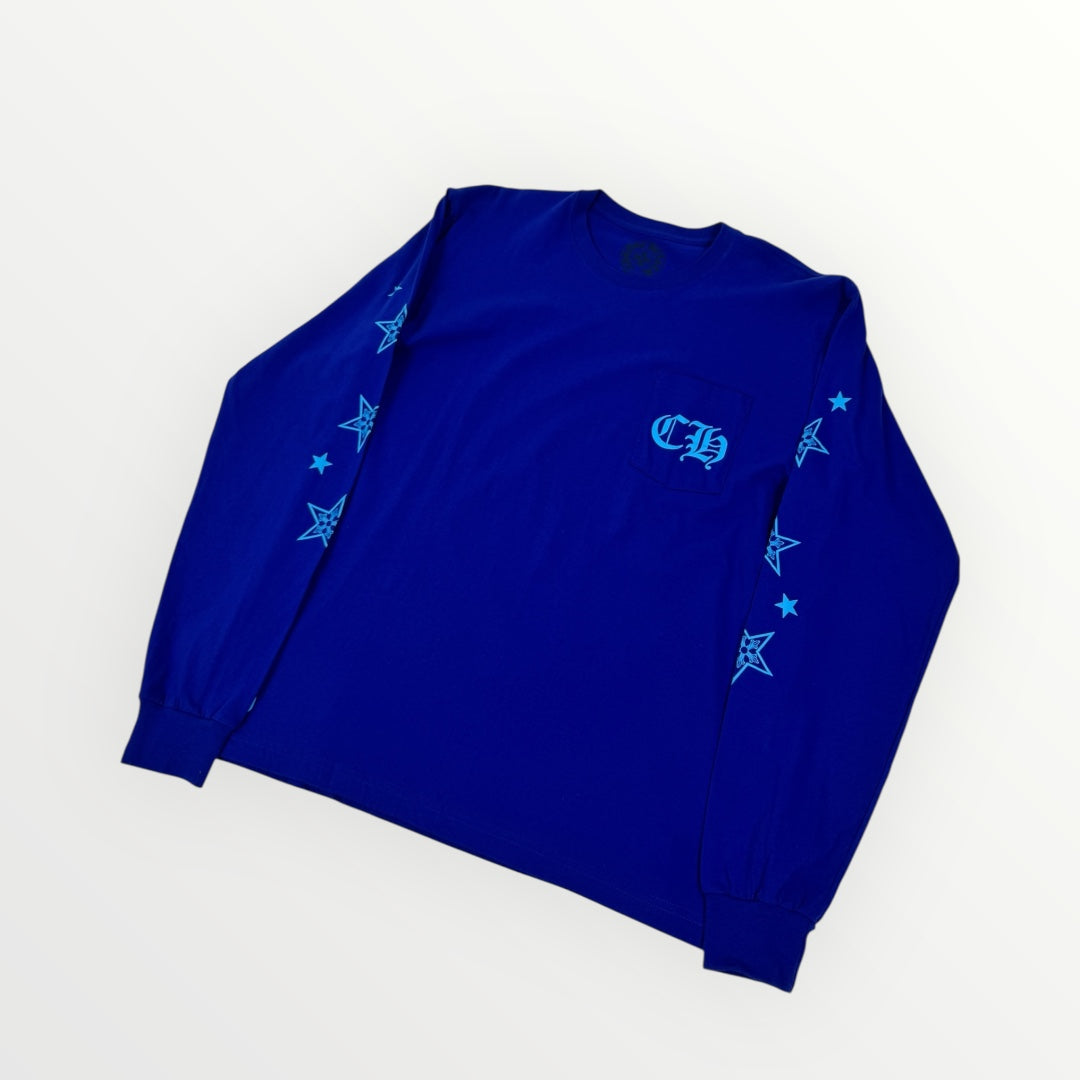 Chrome Hearts Blue Star Longsleeve
