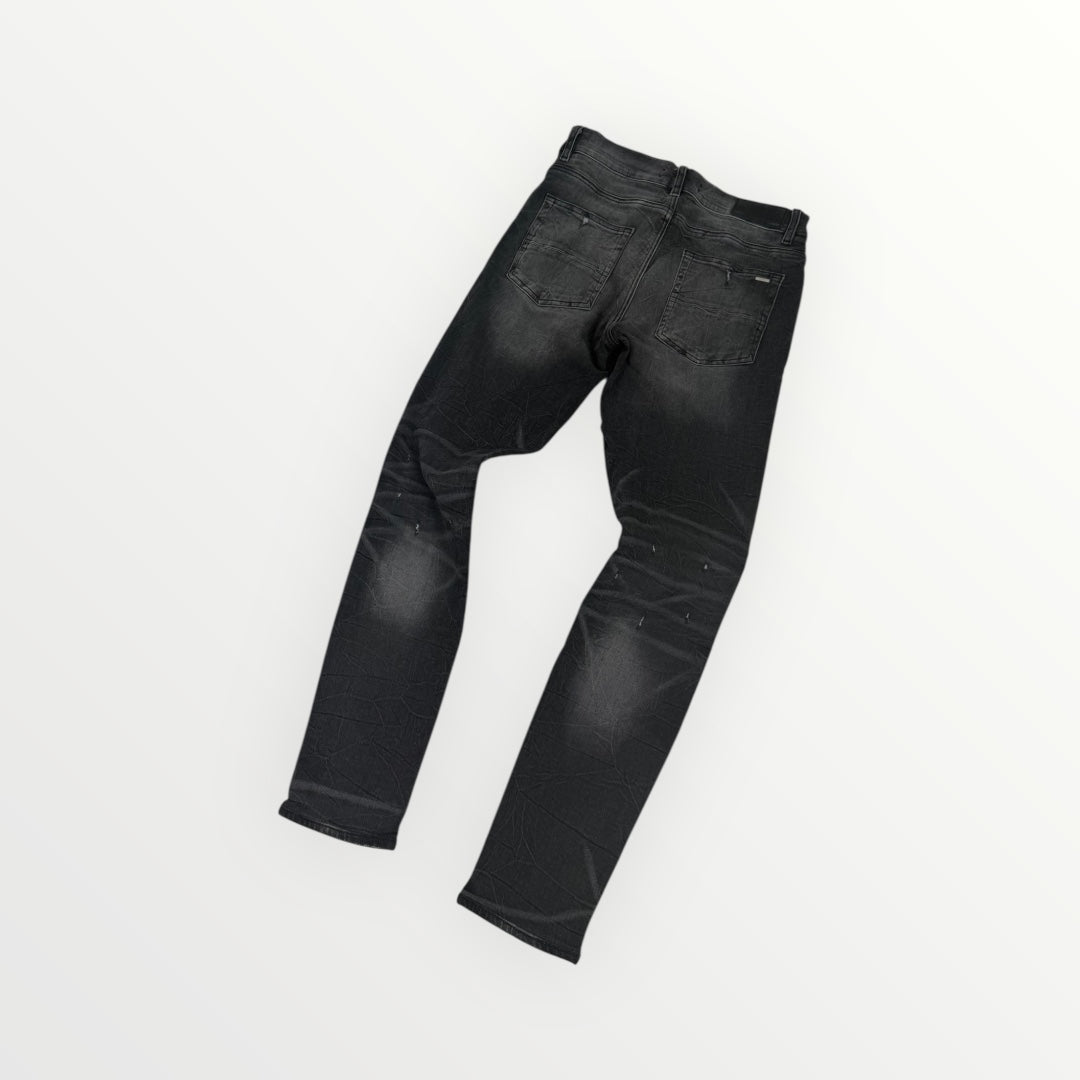 Amiri Ripped Grey Jeans